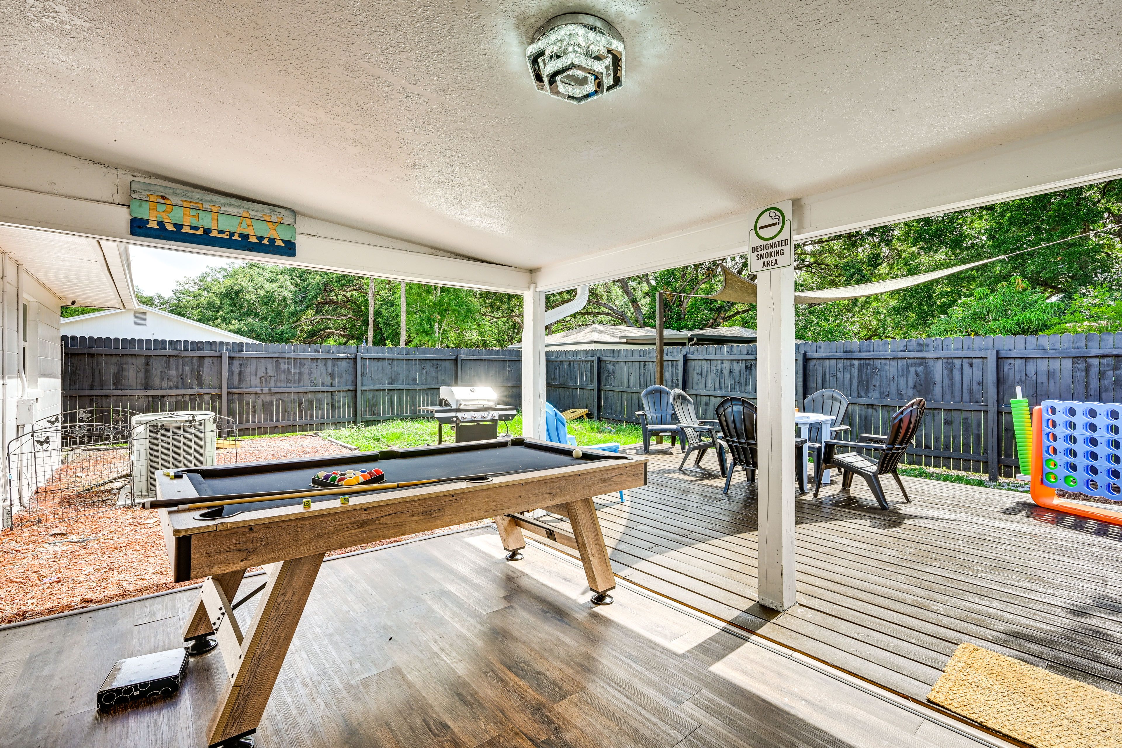 Lutz Vacation Rental | 3BR | 1BA | 1,500 Sq Ft | 1 Step to Enter