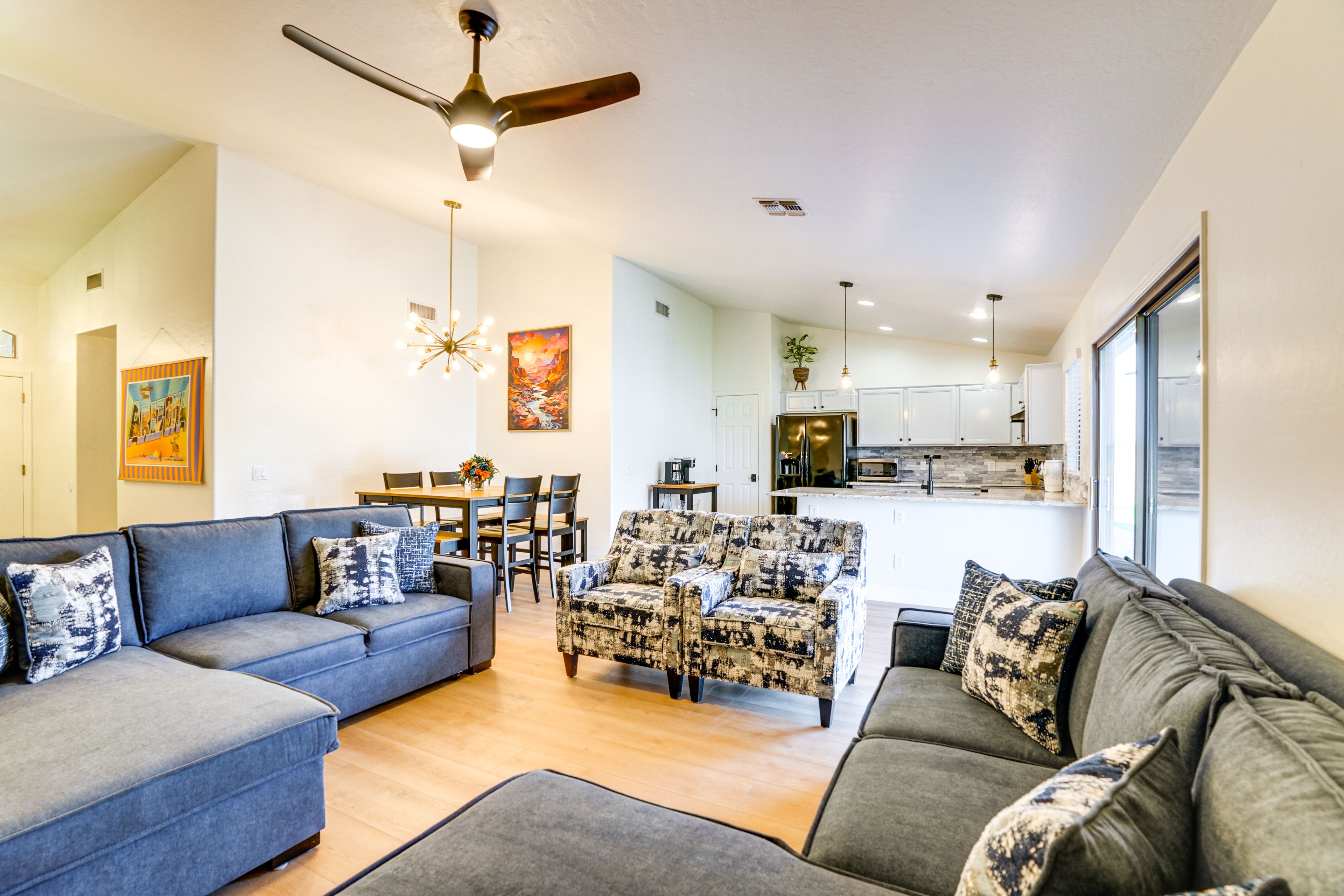 Living Room | 2 Full Sleeper Sofas | Smart TV