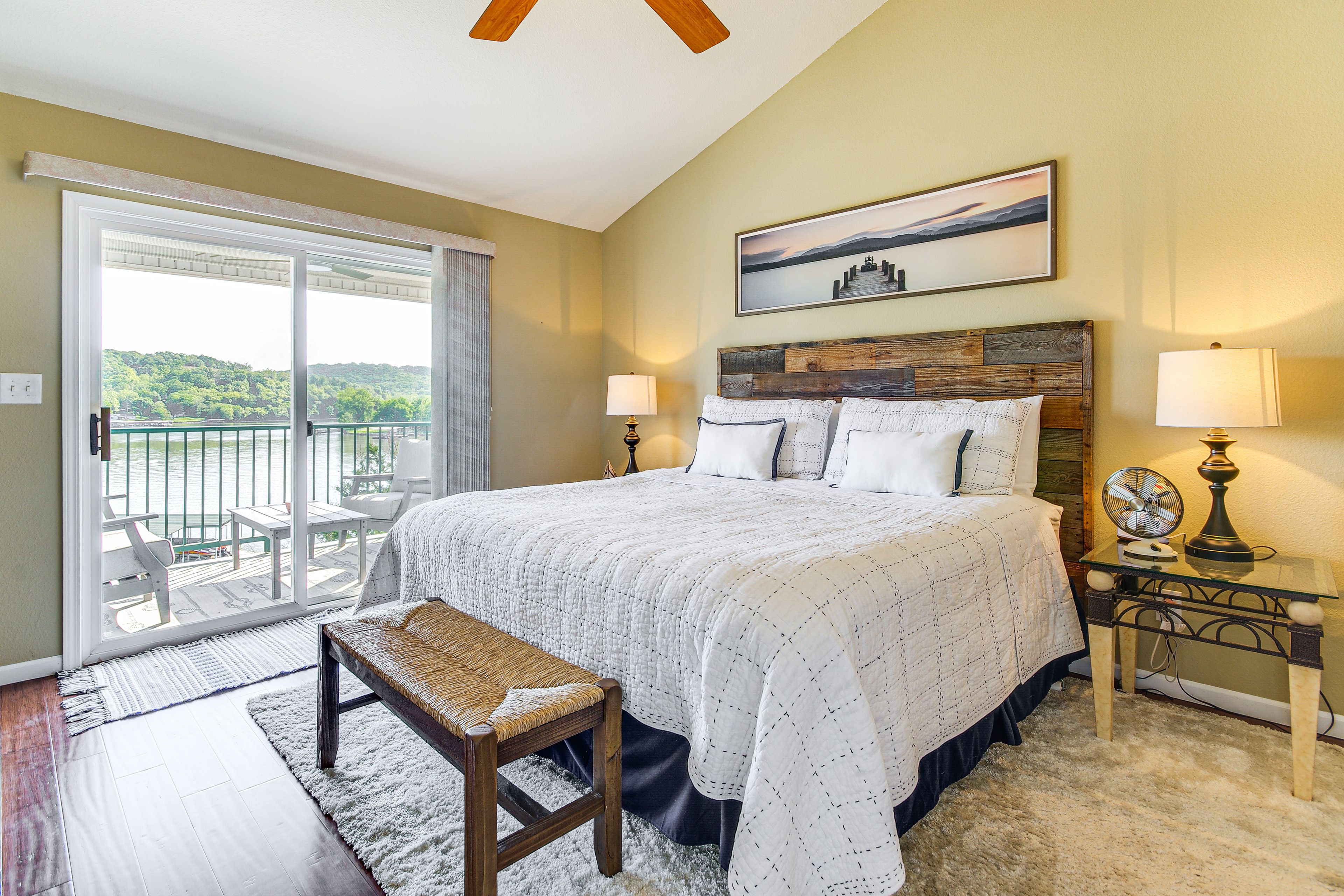 Bedroom 1 | King Bed | Balcony Access | 1st Floor