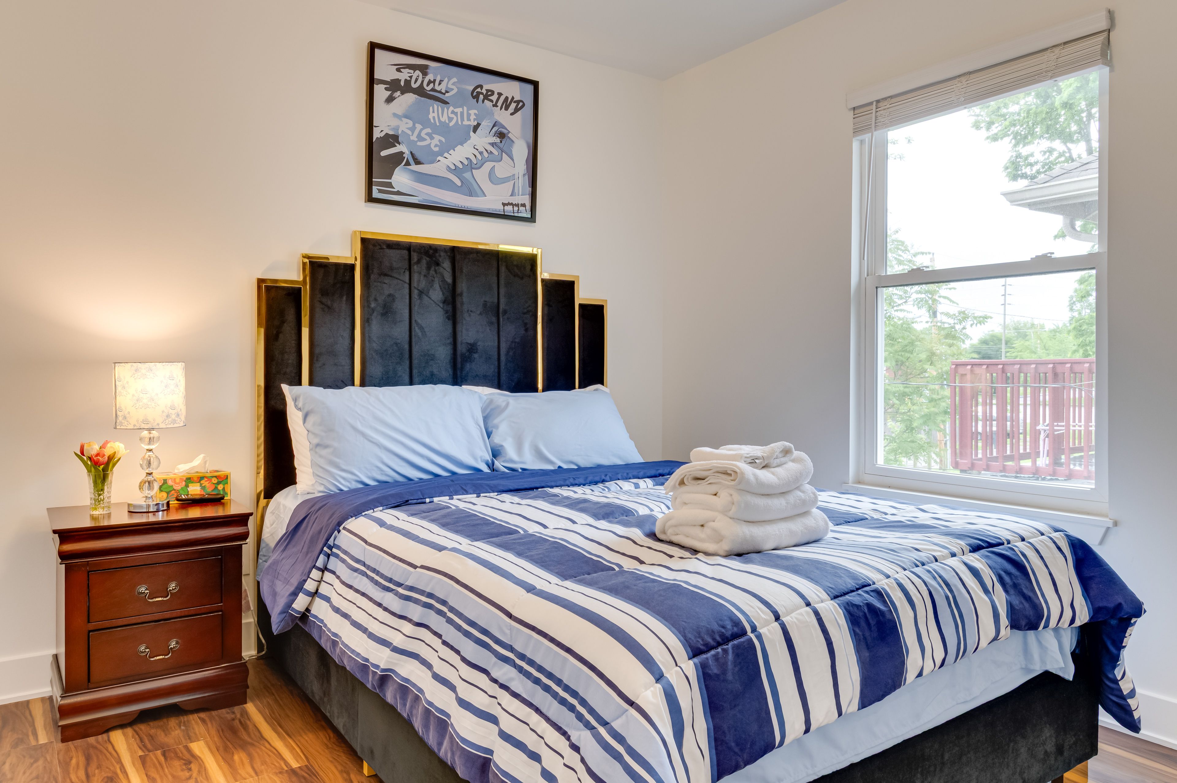 Bedroom 3 | Queen Bed | Flat-Screen TV | 2nd Floor