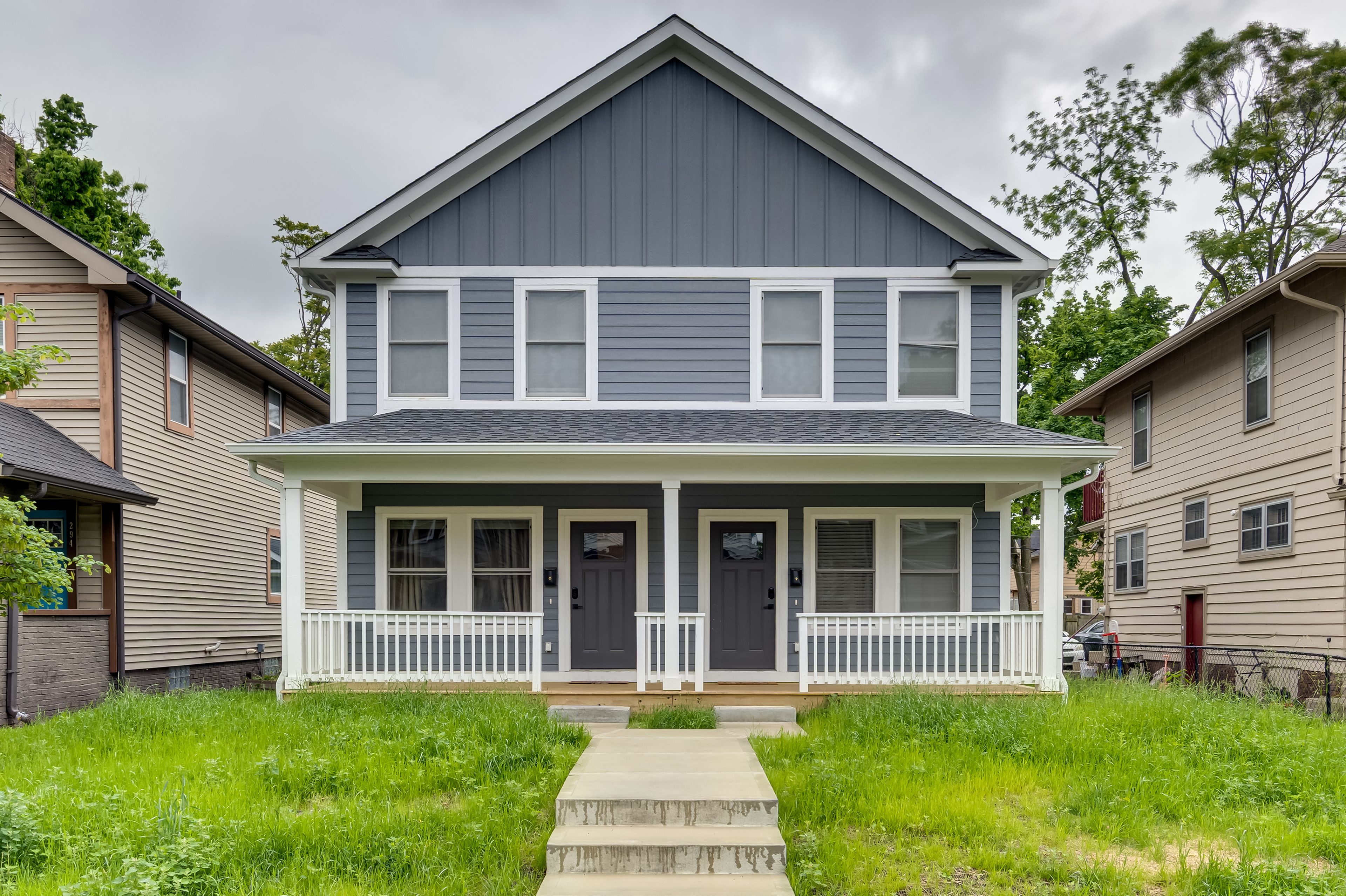 Duplex Exterior | Near Parks & Museums
