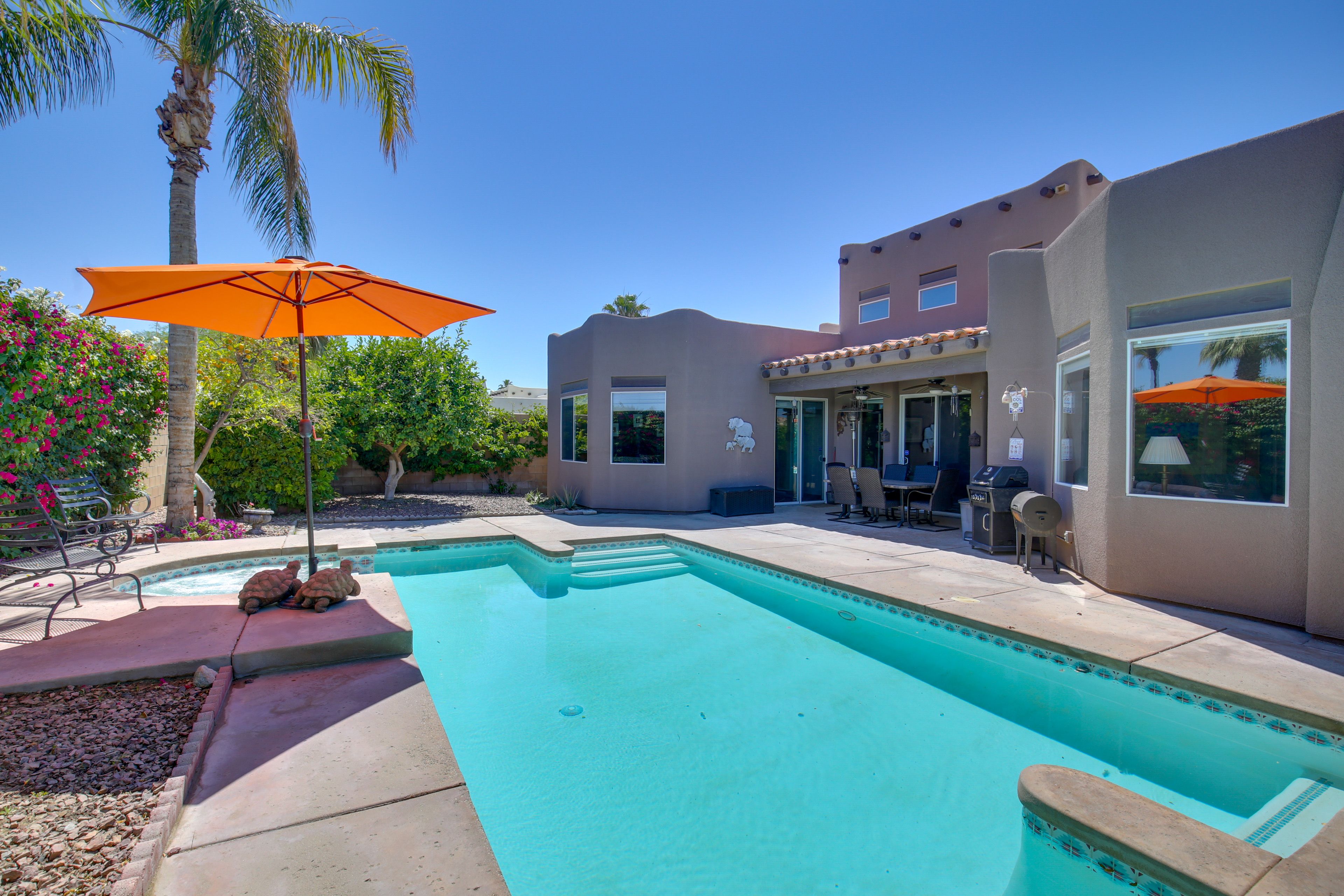 Bermuda Dunes Vacation Rental | 2BR | 3BA | 1,800 Sq Ft | Step-Free Entry