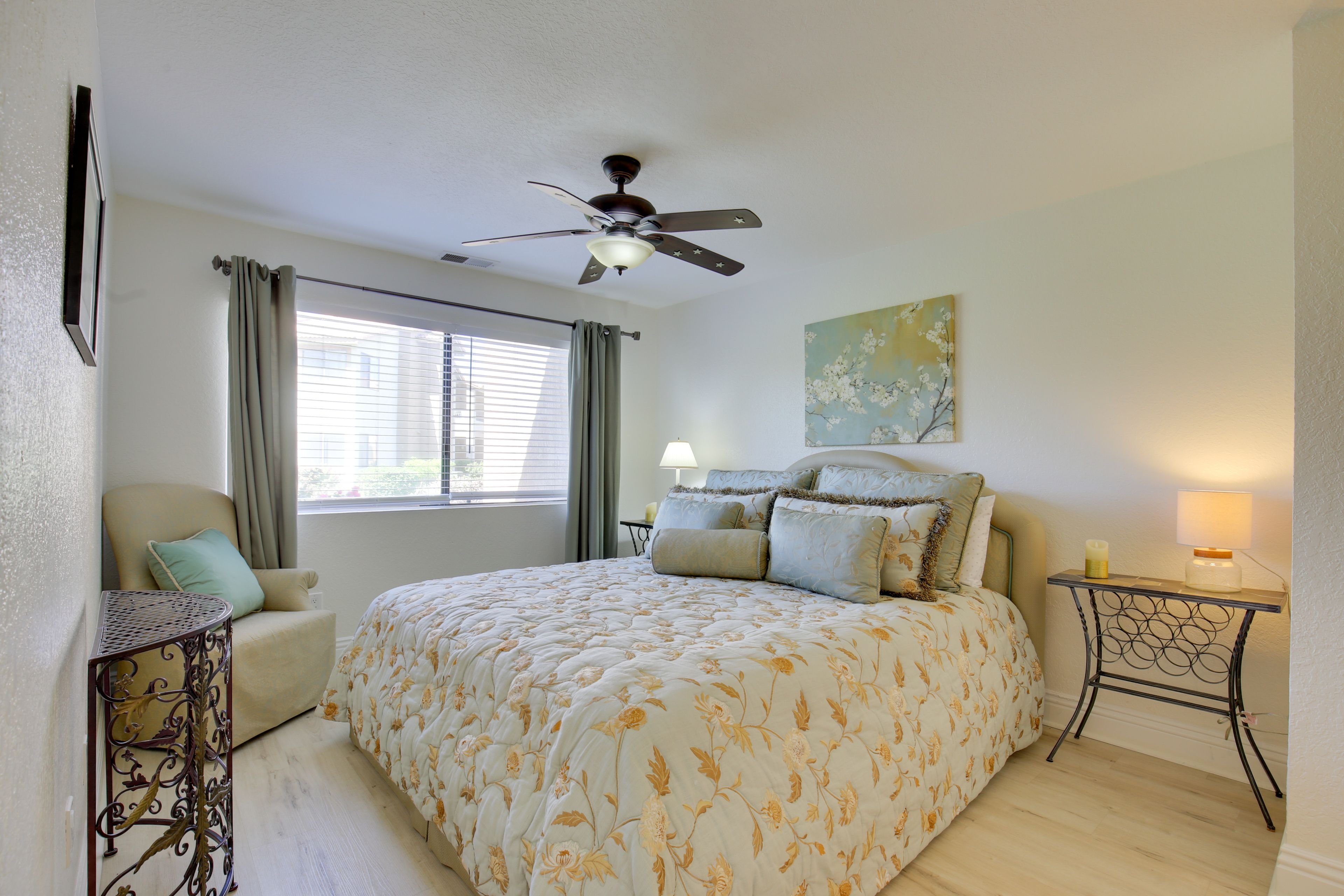 Bedroom 1 | King Bed | Walk-In Closet