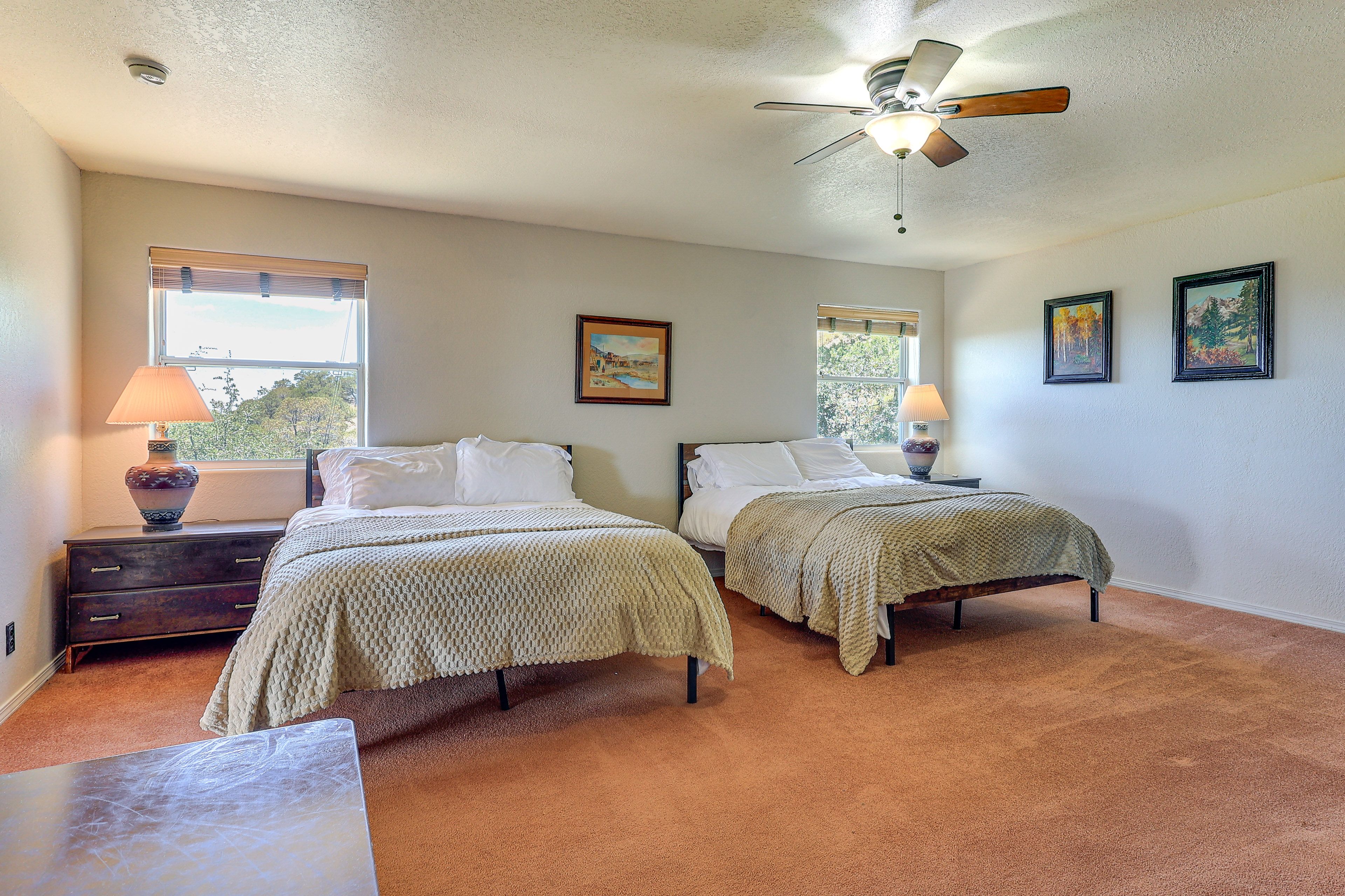 Bedroom 2 | 2 Queen Beds | Smart TV