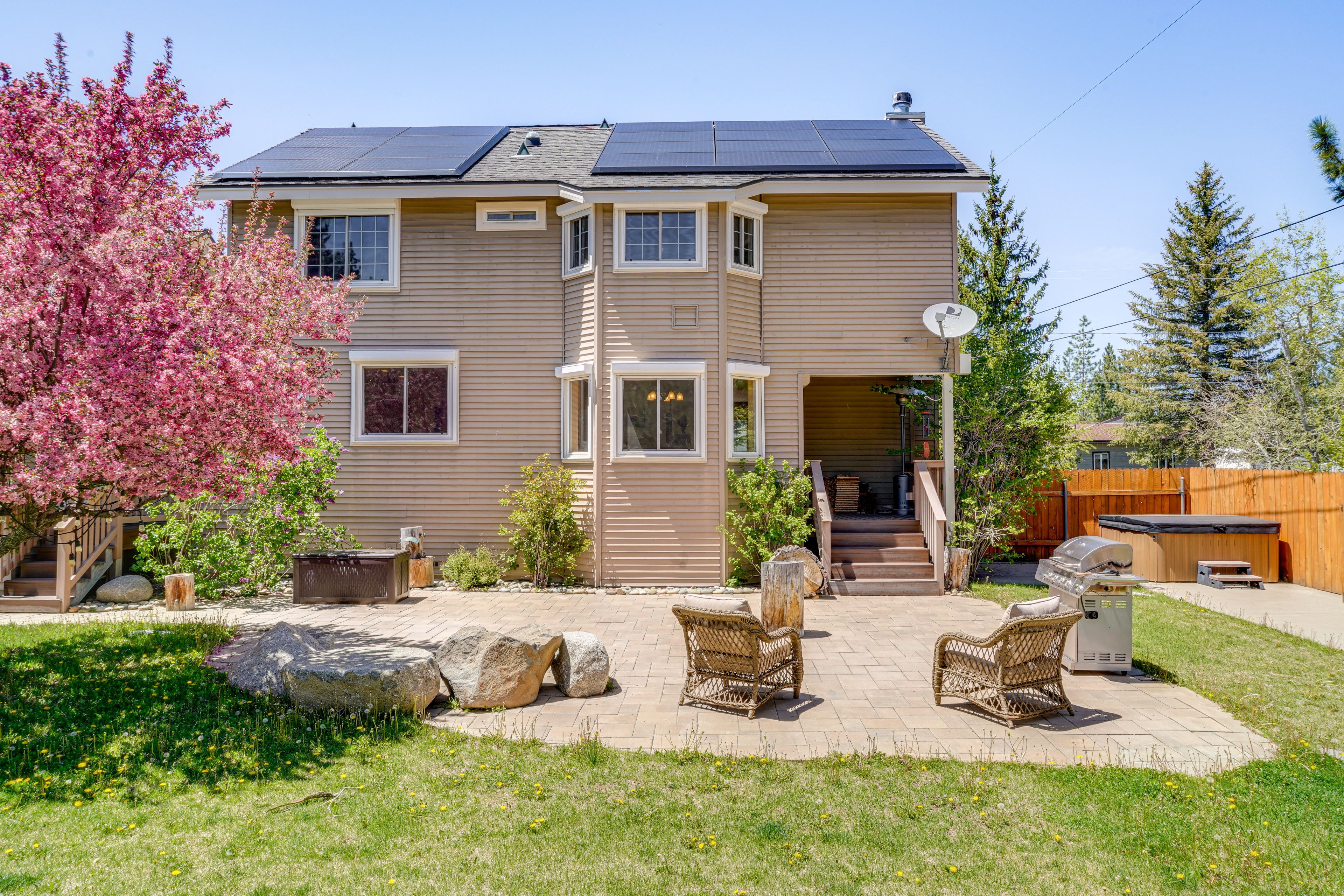 House Exterior | Private Hot Tub