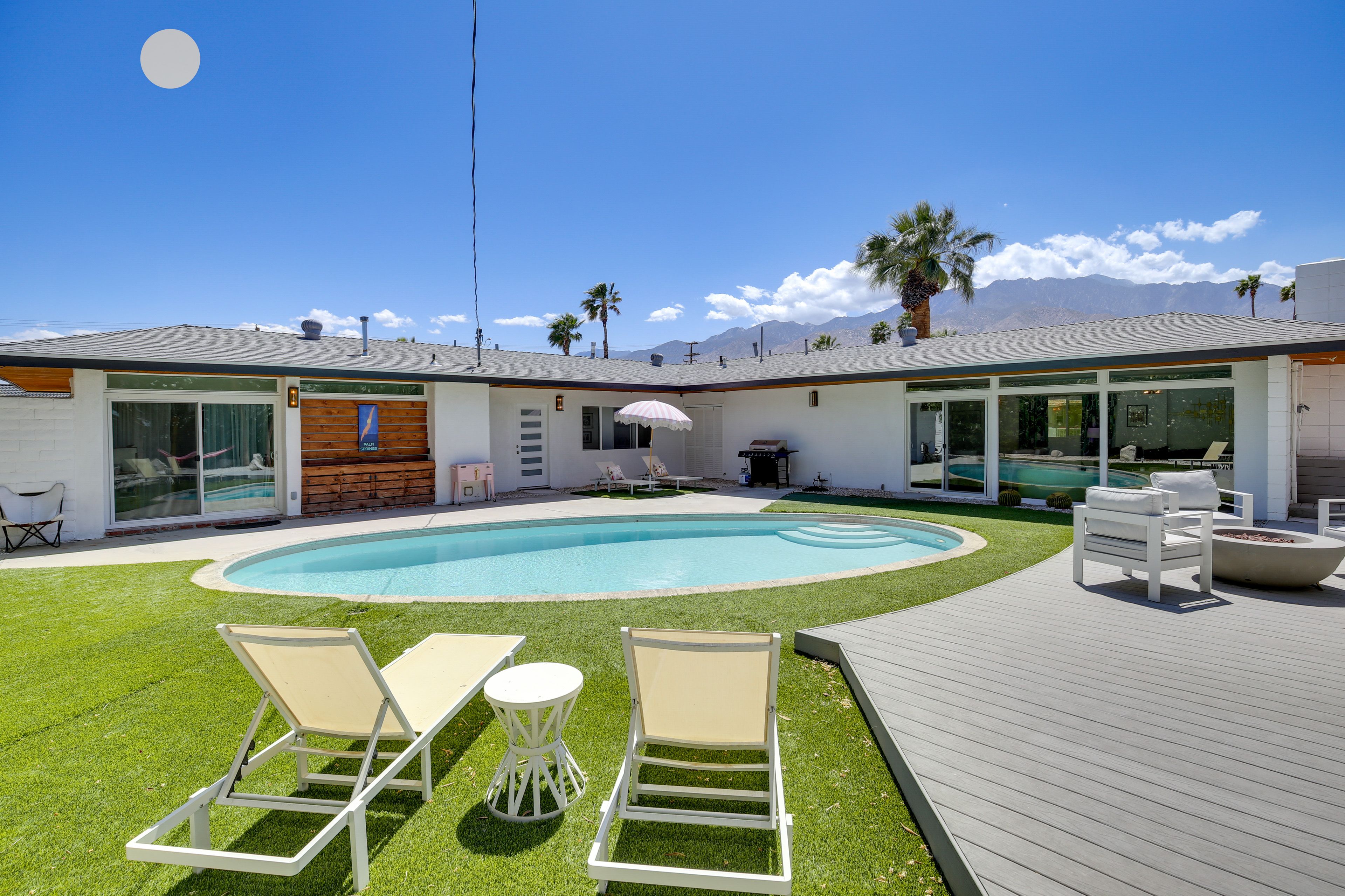 Palm Springs Vacation Rental | 2BR | 1BA | 2 Steps Required | 1,780 Sq Ft