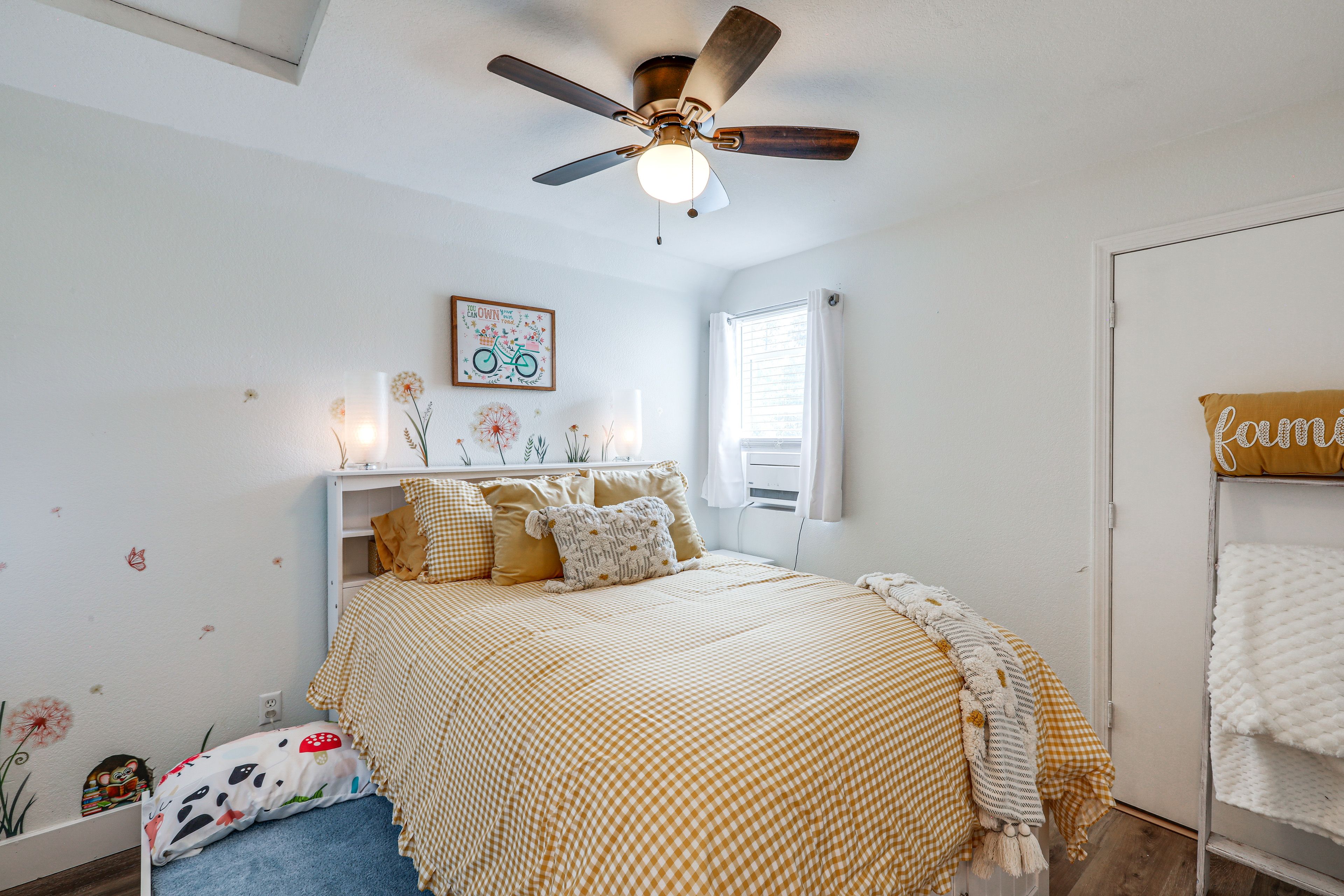 Bedroom 3 | Full Bed w/ Twin Trundle | Window A/C Unit | 2nd Floor