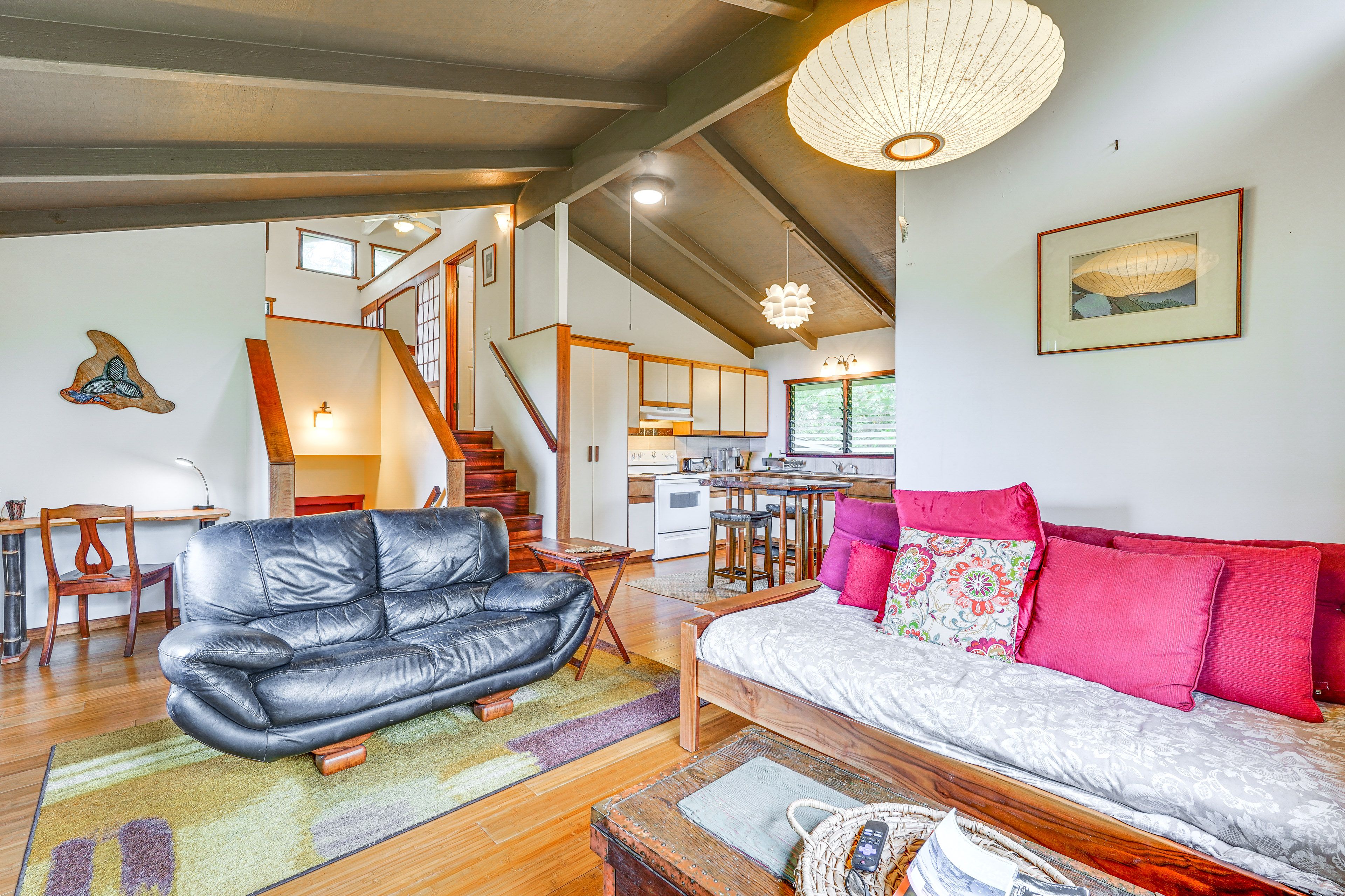 Holualoa Vacation Rental | 1BR | 1BA | 850 Sq Ft | Steps to Enter