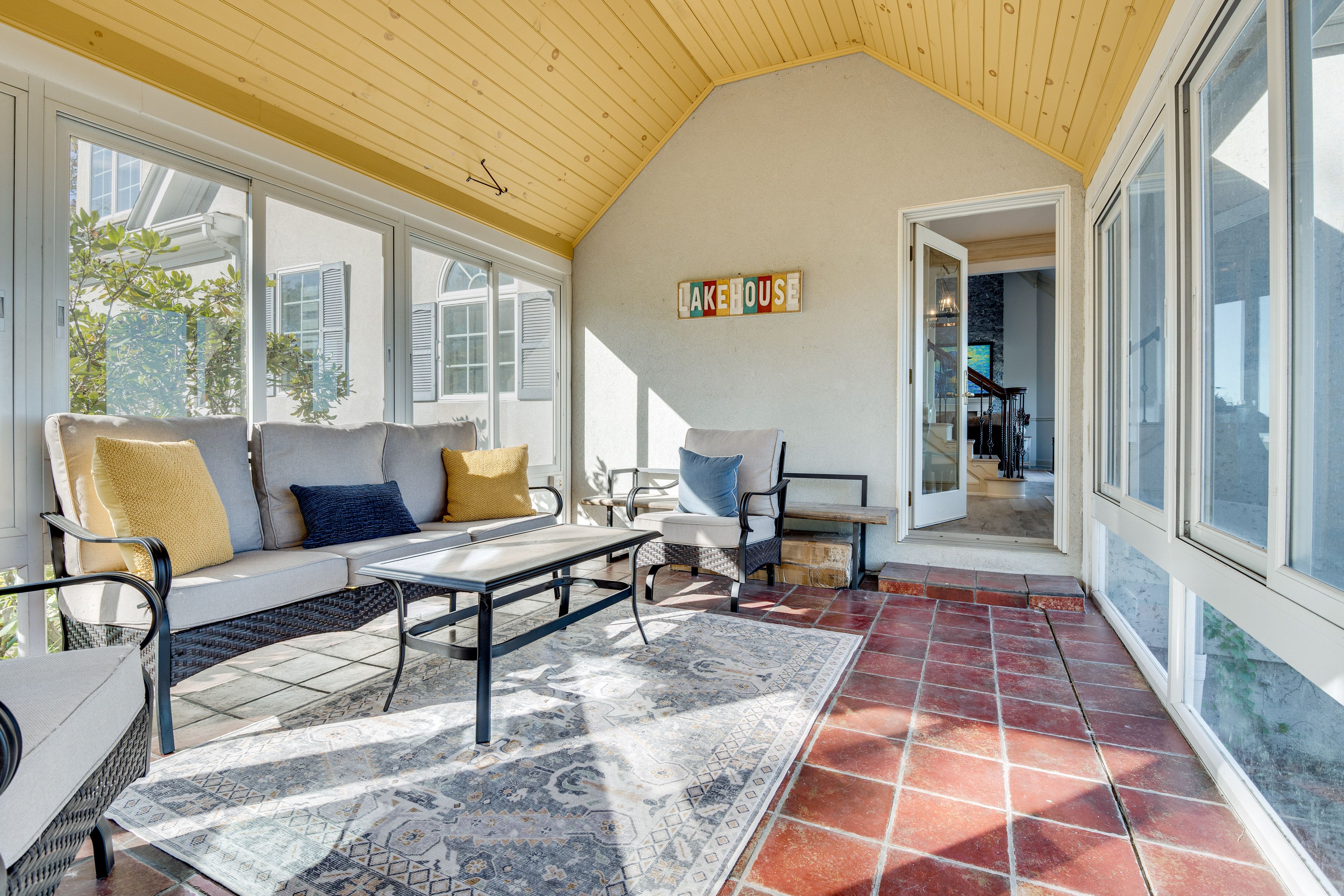 Sunroom | Lake Views