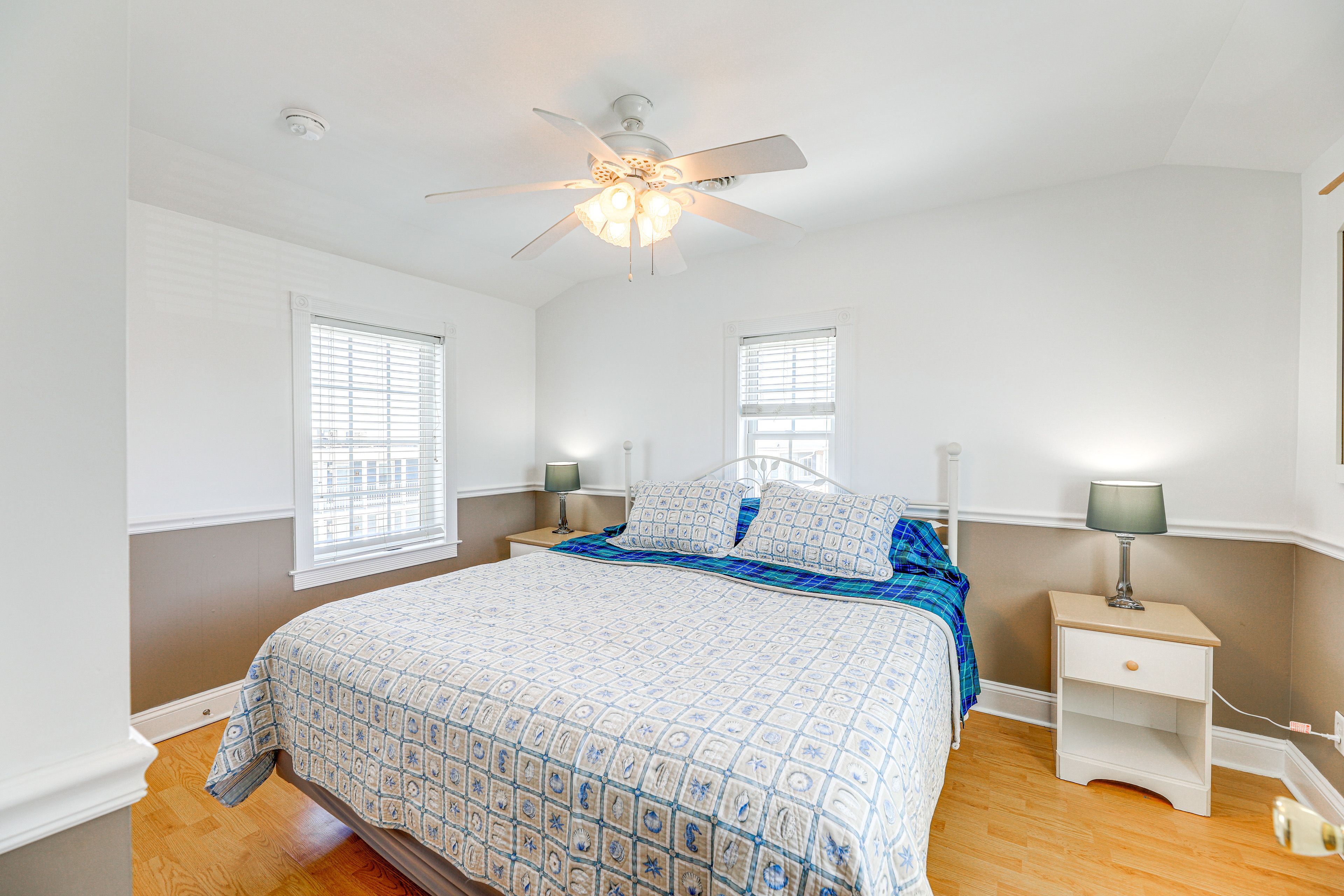 Bedroom 1 | 3rd Floor | King Bed | Linens Provided | Flat-Screen TVs