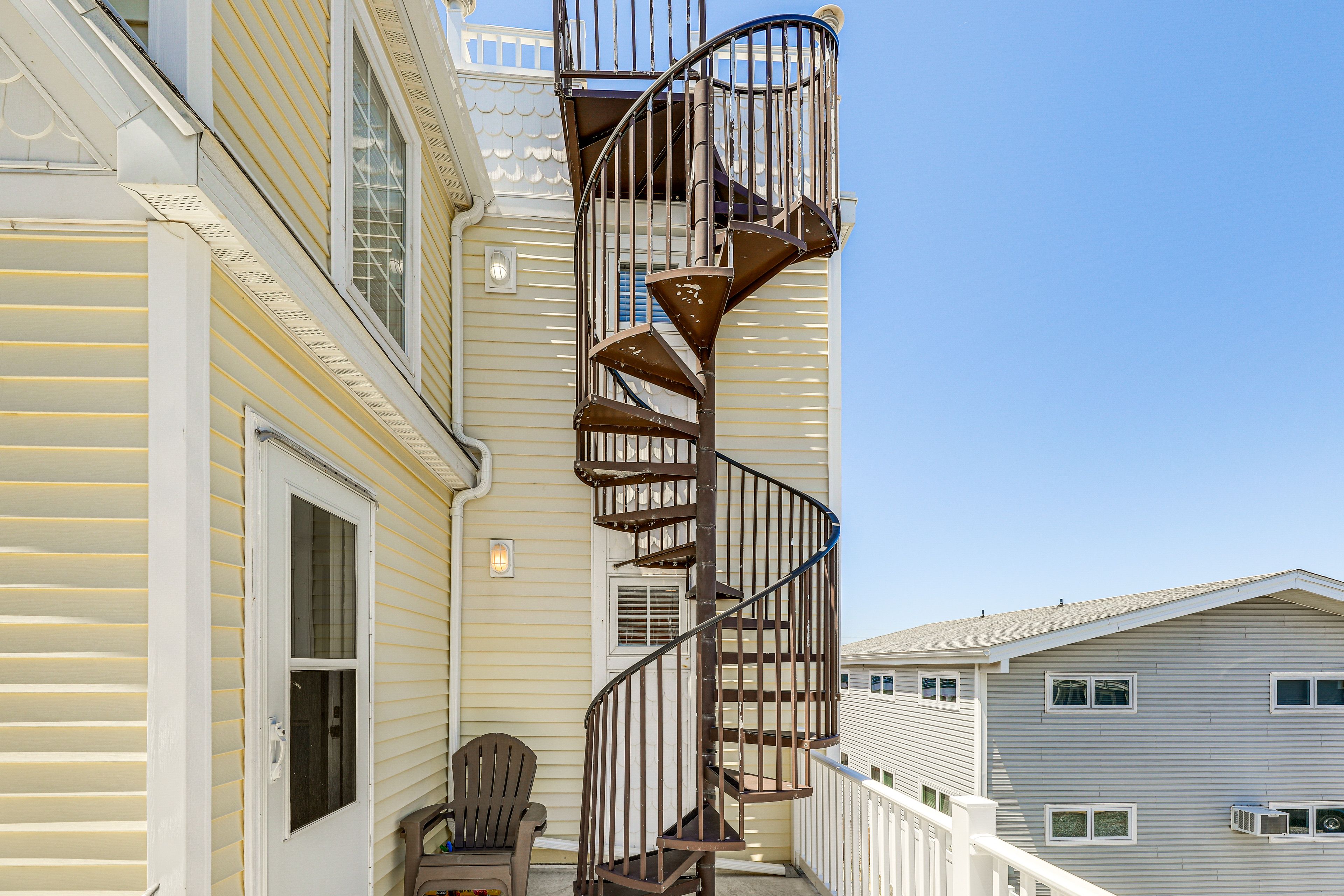 Spiral Staircase to Widow's Walk