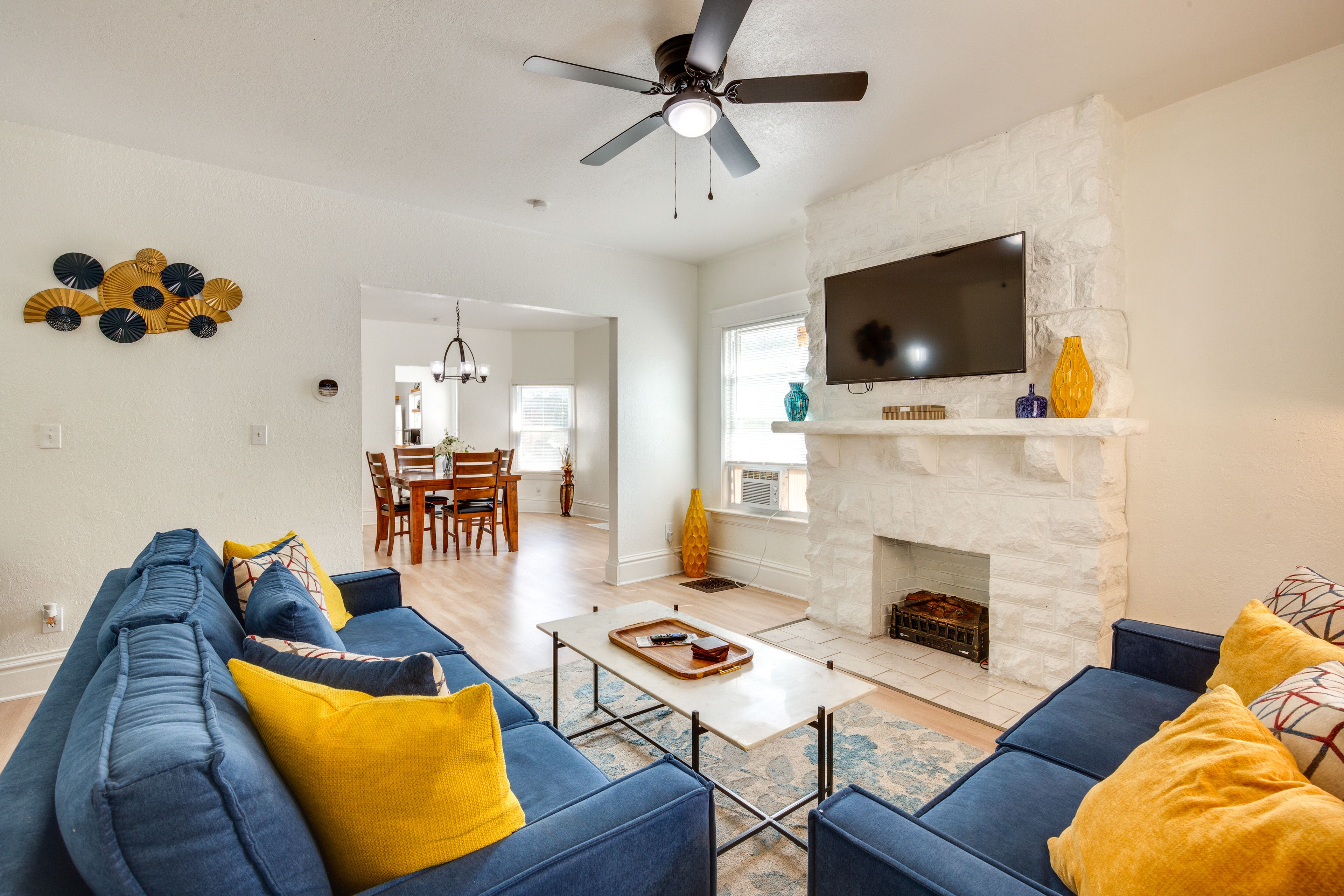 Kansas City Vacation Rental | 2BR | 1BA | 1,284 Sq Ft | Stairs Required
