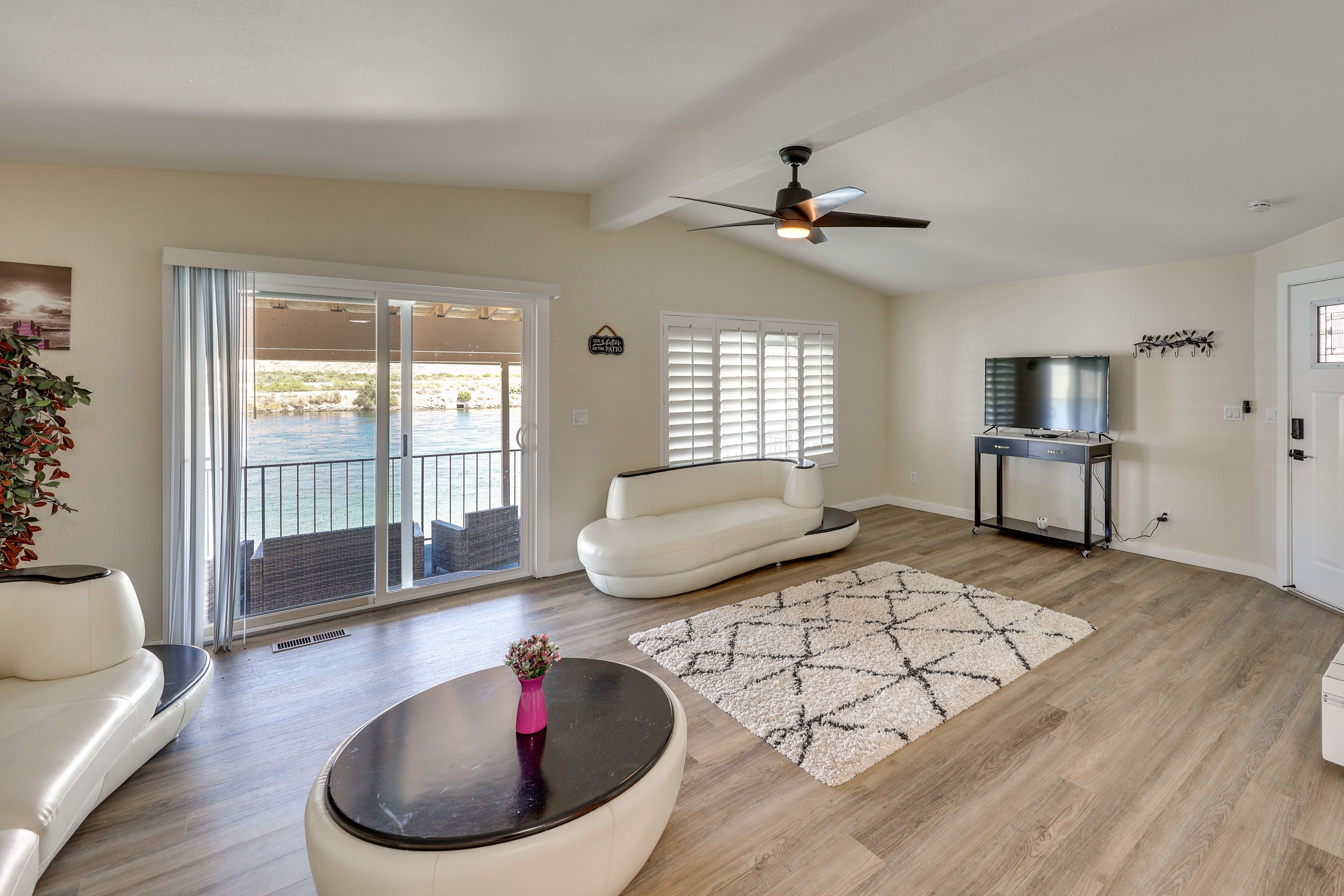 Living Room | River Views Throughout