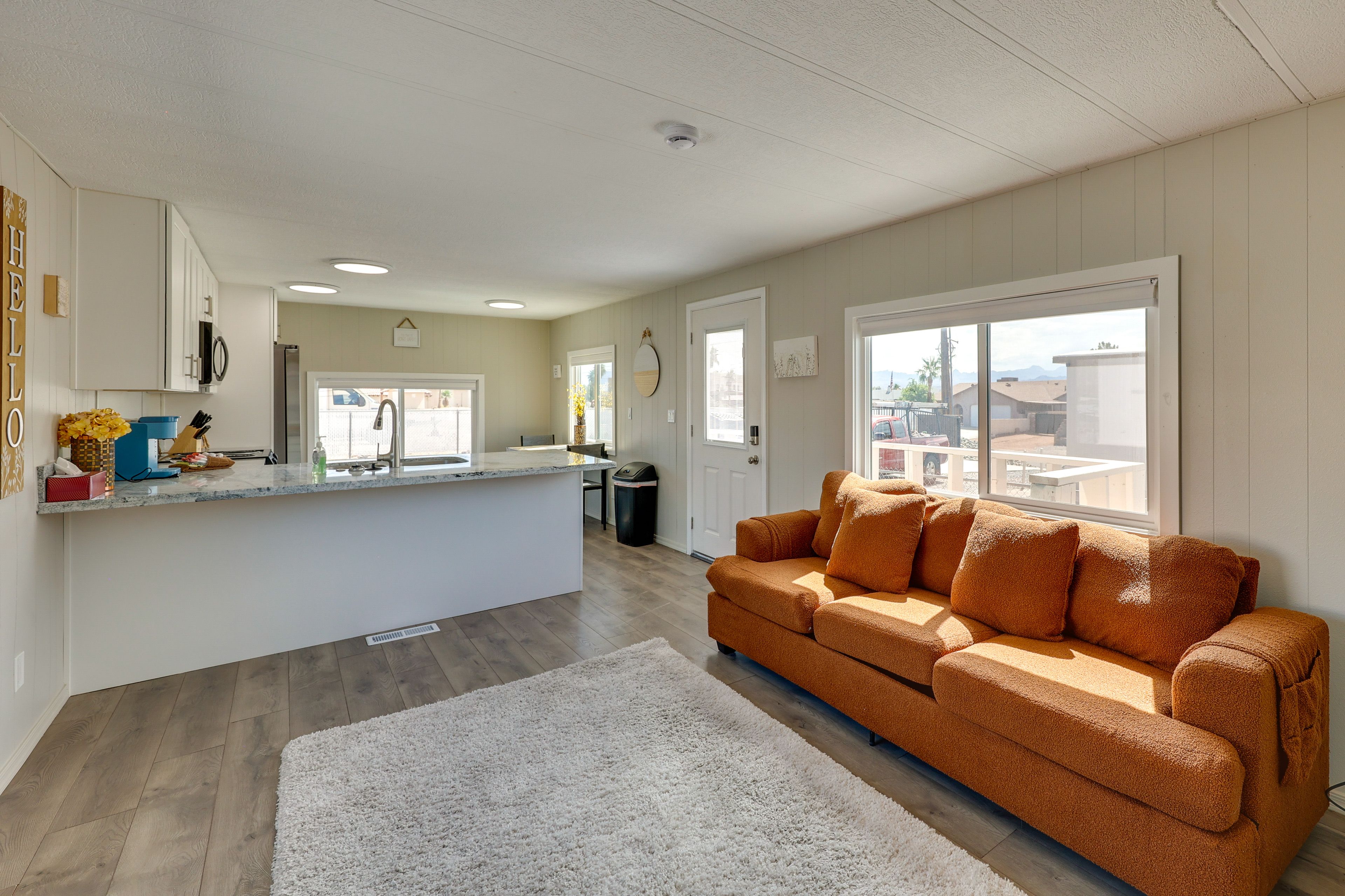 Living Area | Cable TV | Single-Story Home