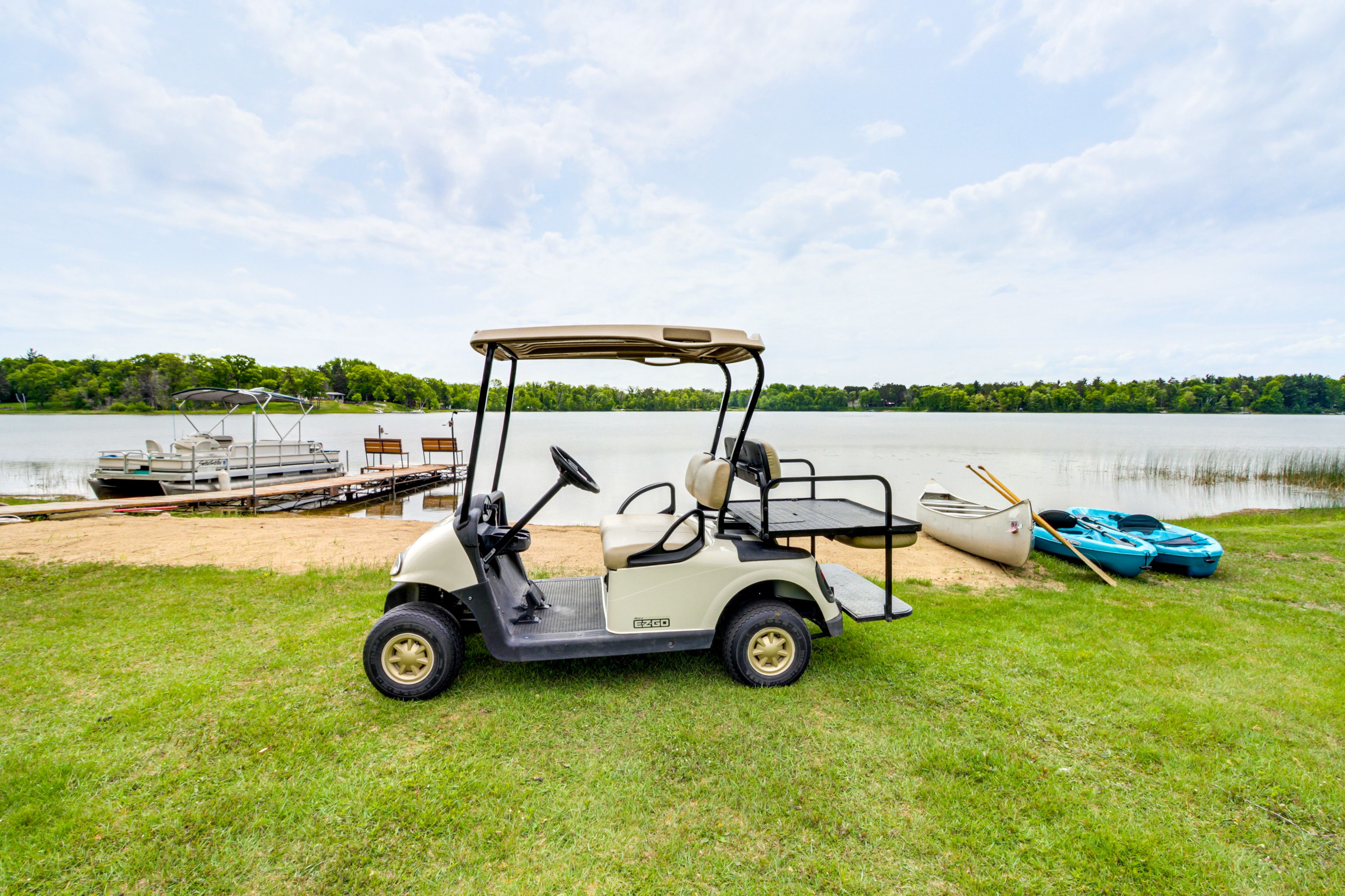 Lake Access & Beach | Golf Cart