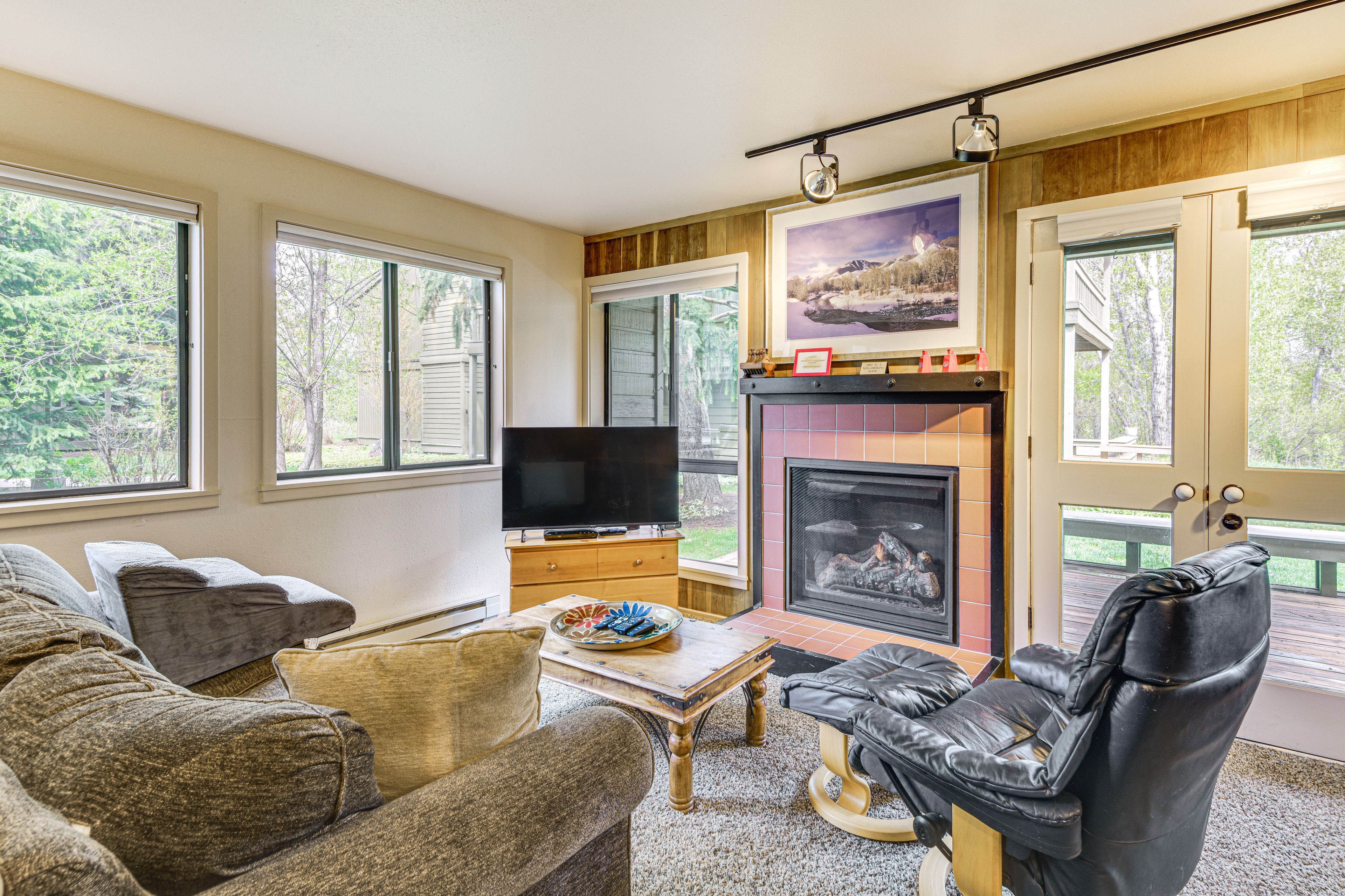 Living Room | Smart TV | Electric Baseboard Heating | Queen Sleeper Sofa