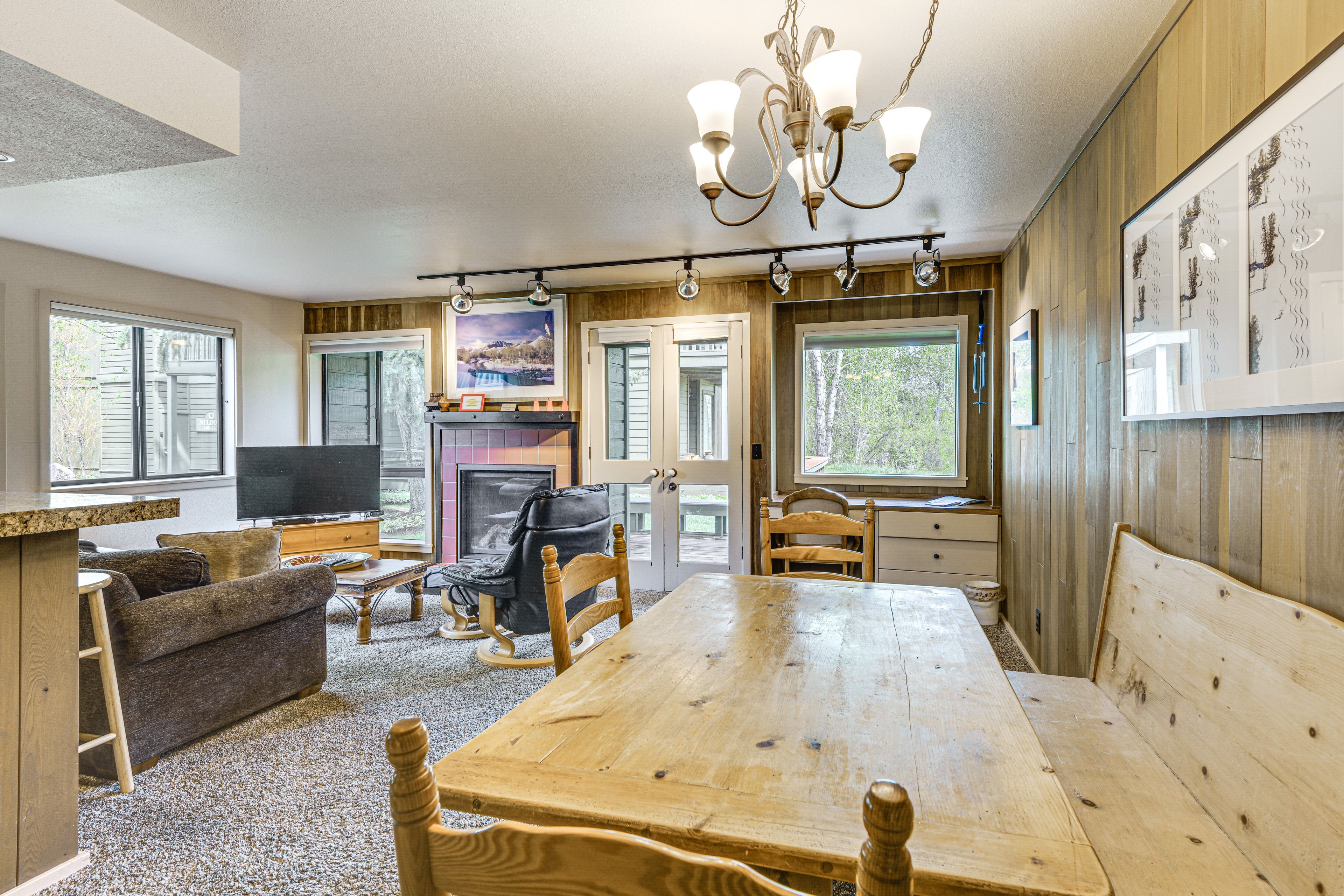 Sun Valley Vacation Rental | 1BR | 1BA | 671 Sq Ft | 3 Steps to Access