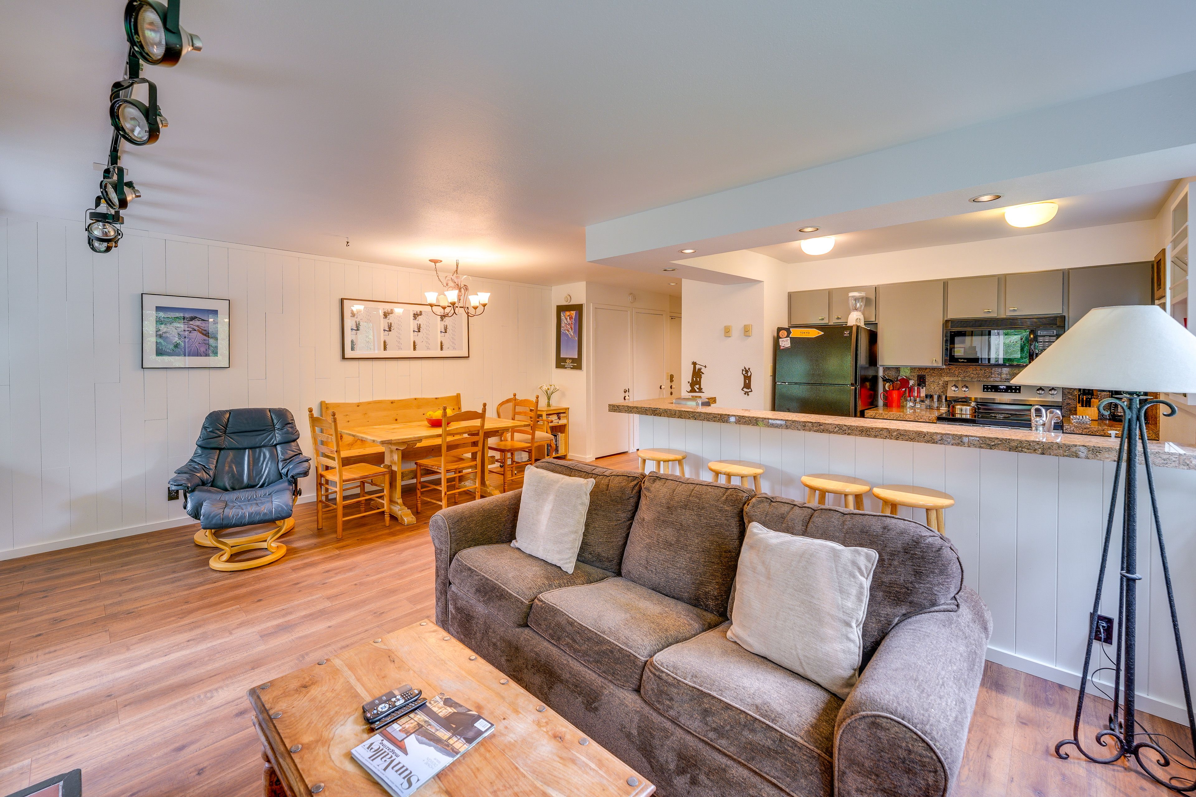Sun Valley Vacation Rental | 1BR | 1BA | 671 Sq Ft | 3 Steps to Access