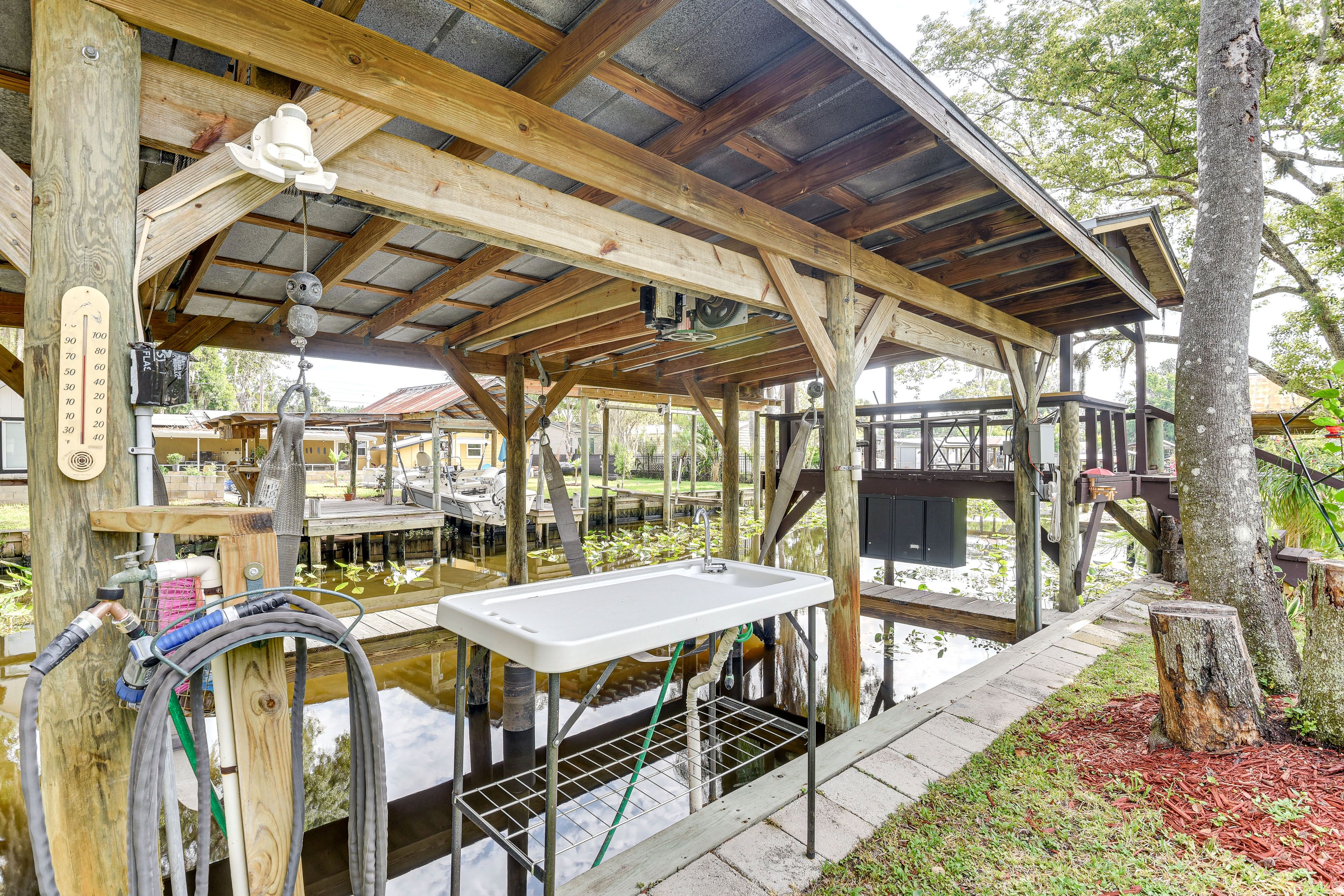 Boat Dock | Fish Cleaning Station