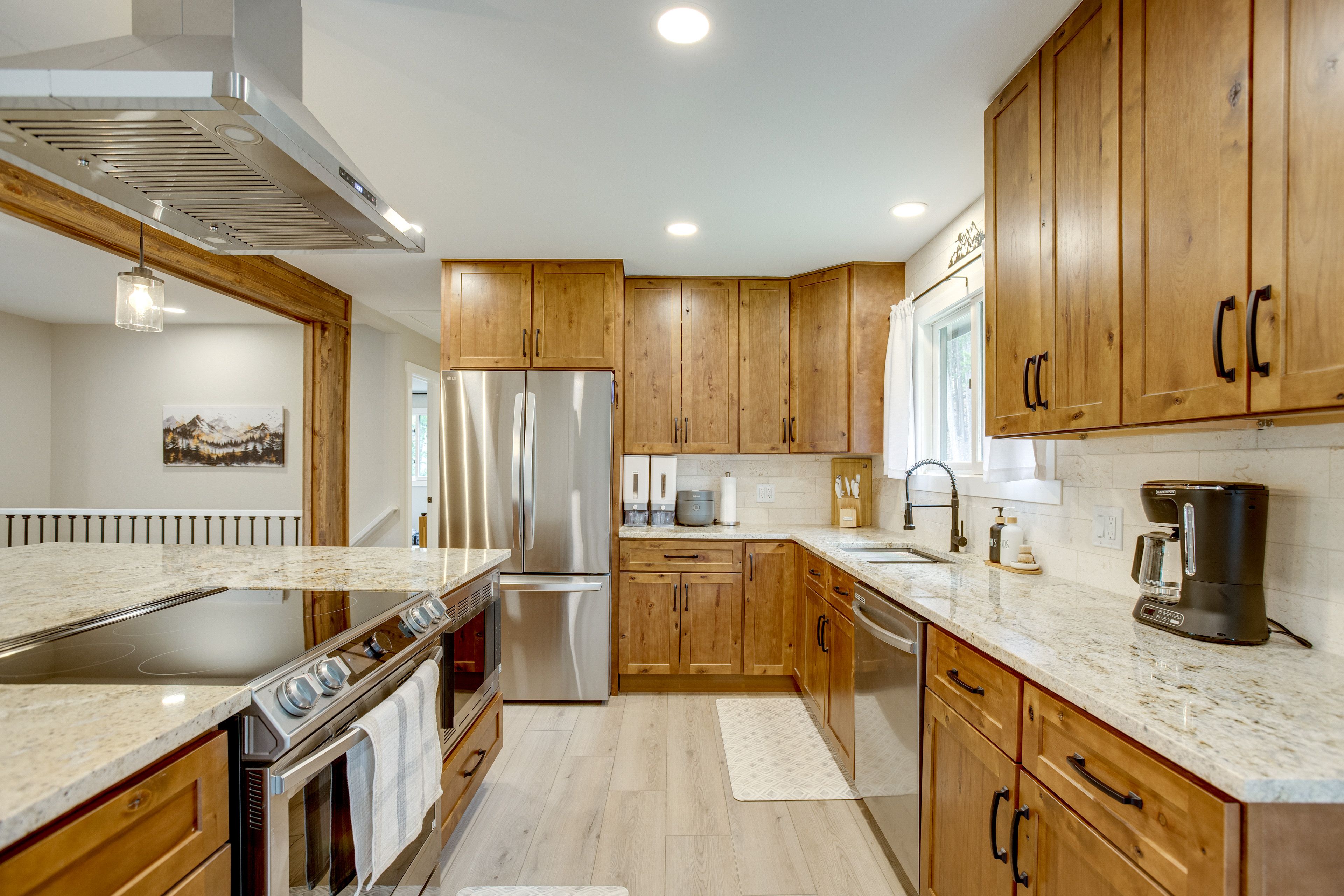 Kitchen | Main Level | Drip Coffee Maker | Blender | Cooking Basics