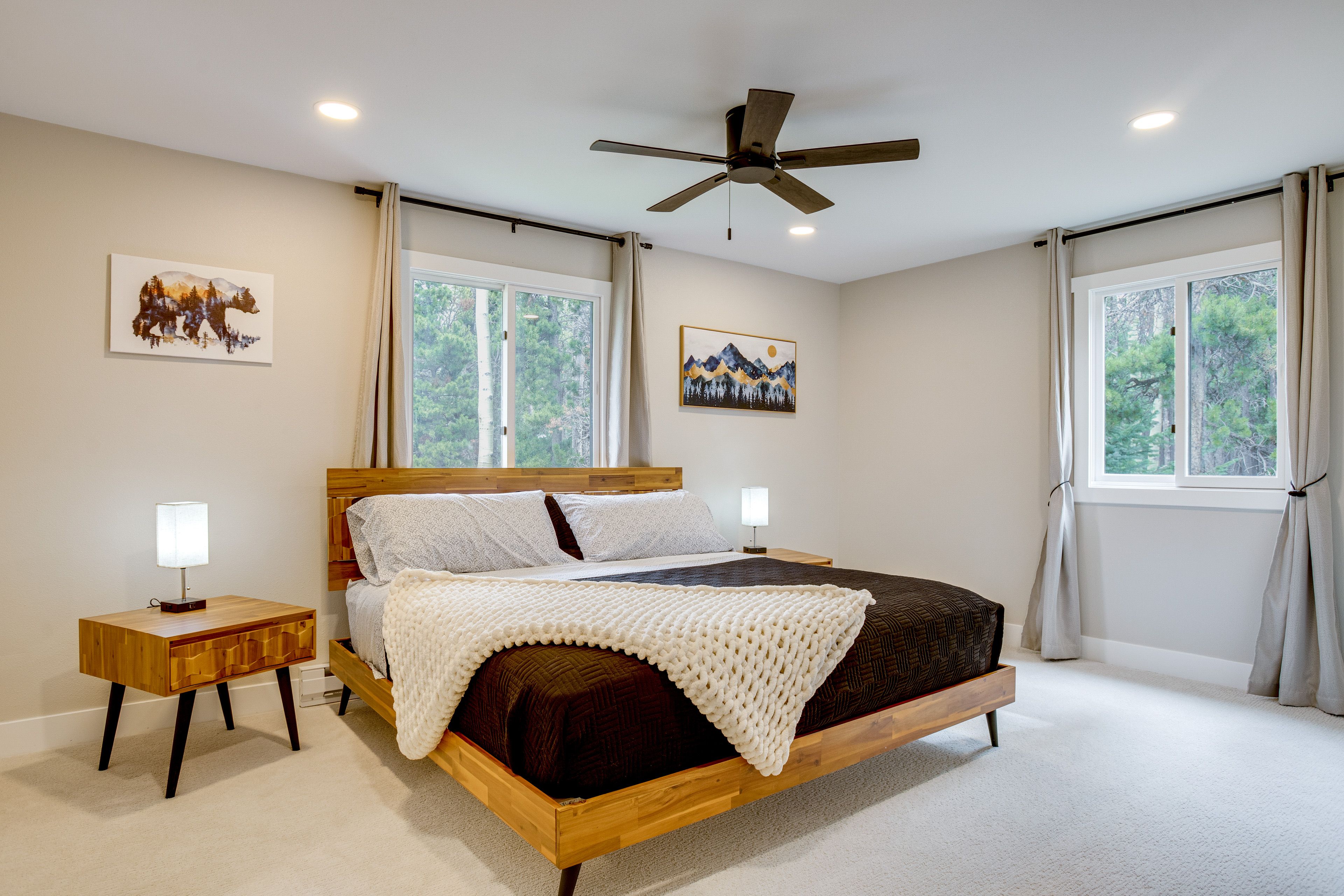 Bedroom 1 | Main Level | King Bed | Smart TV | Linens Provided