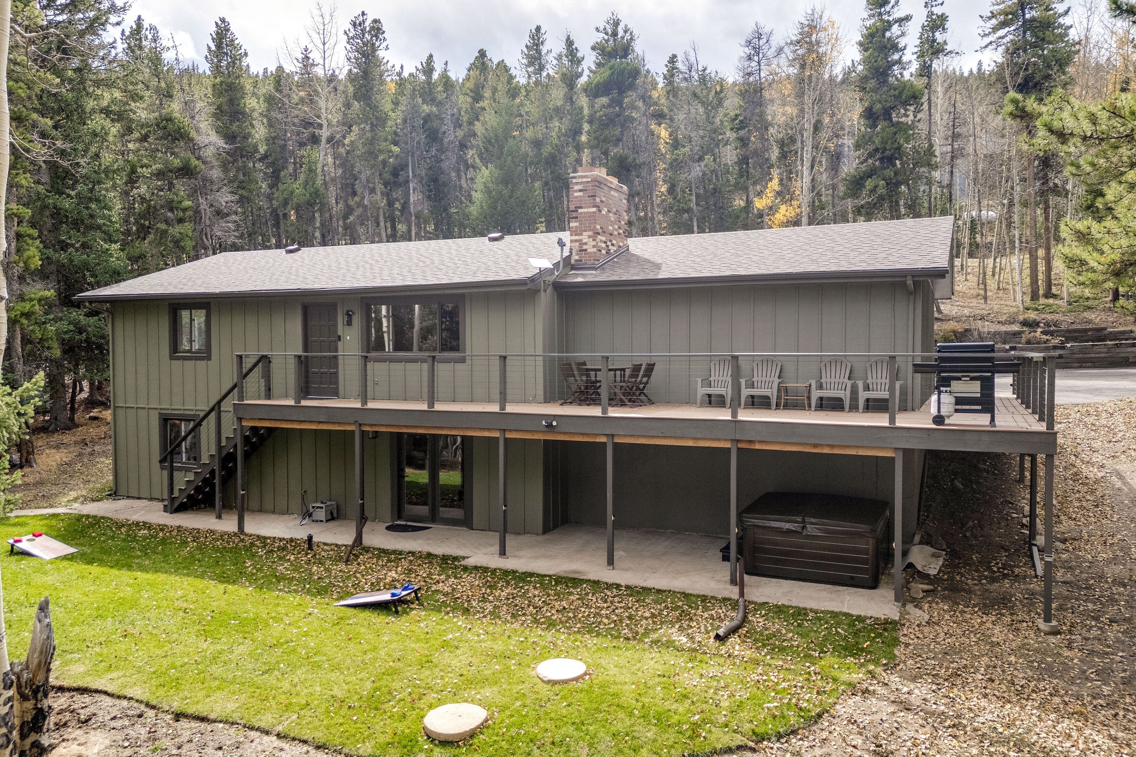 Evergreen Vacation Rental | 4BR | 2BA | 2,080 Sq Ft | 2 Steps Required