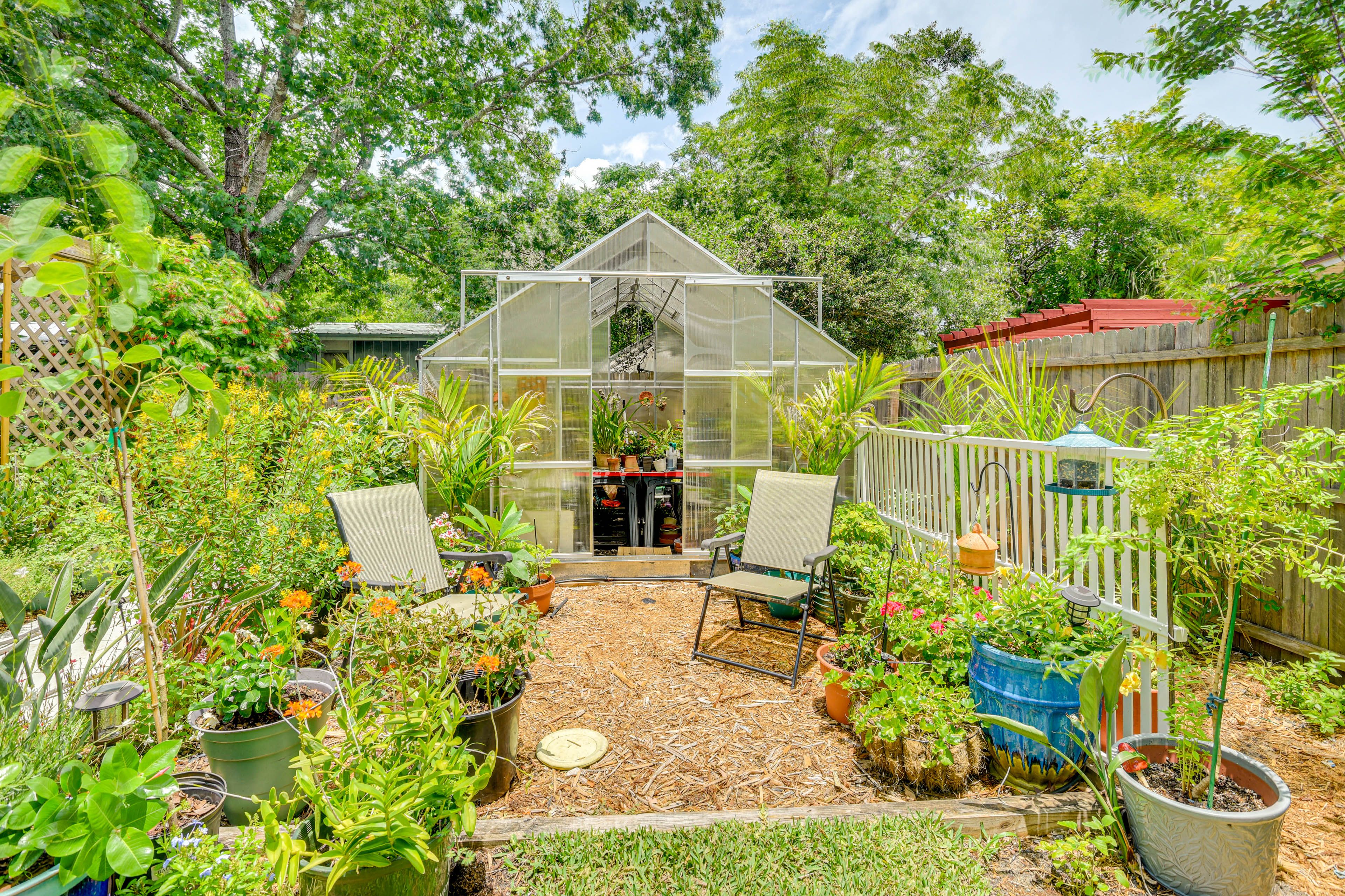 Tropical Garden | Fenced-In Backyard