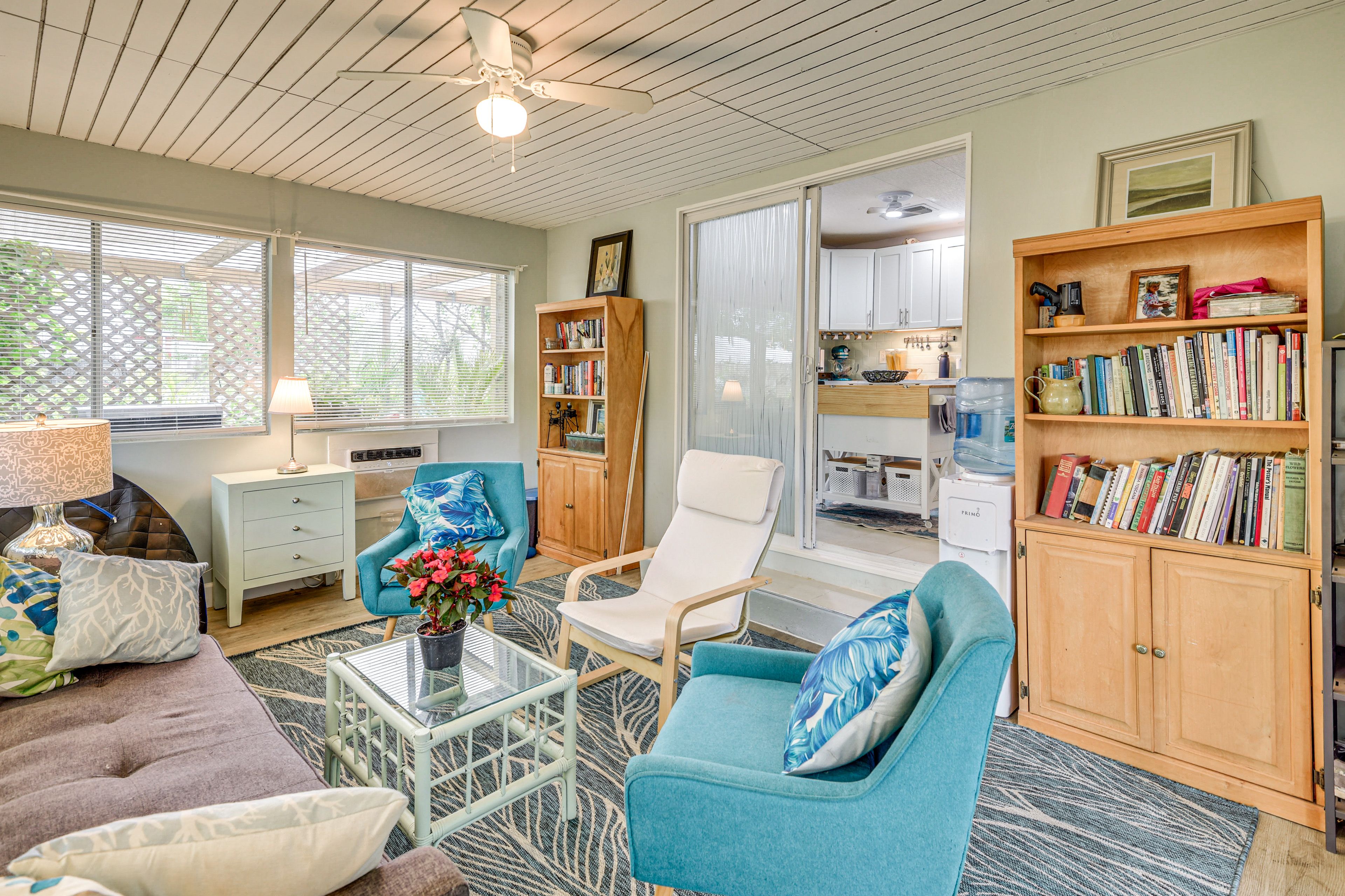 Sunroom | Water Cooler | Portable Steam Sauna | 2 Steps Required to Access