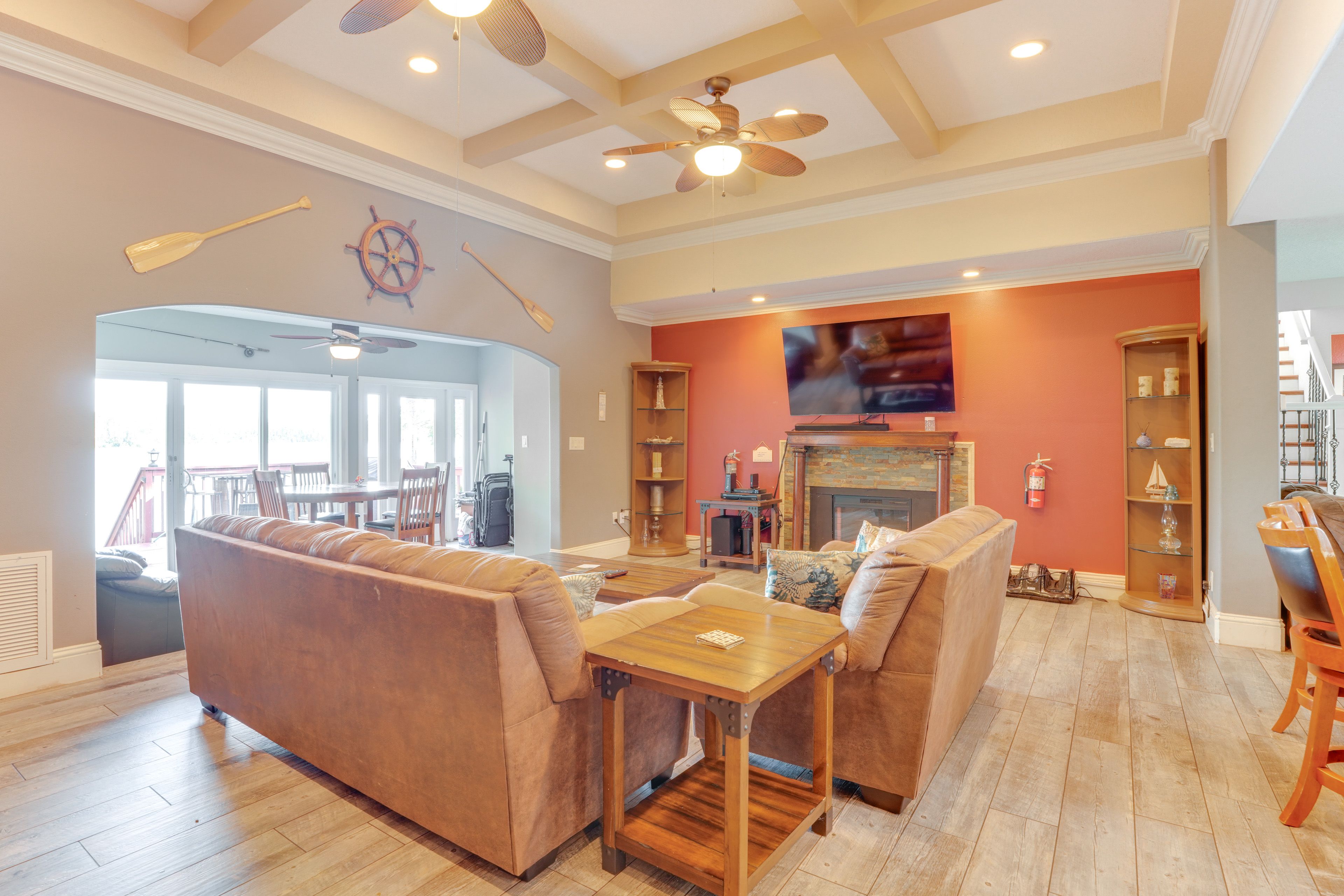 Living Room | Free WiFi | Central A/C | Smart TV | 1st Floor