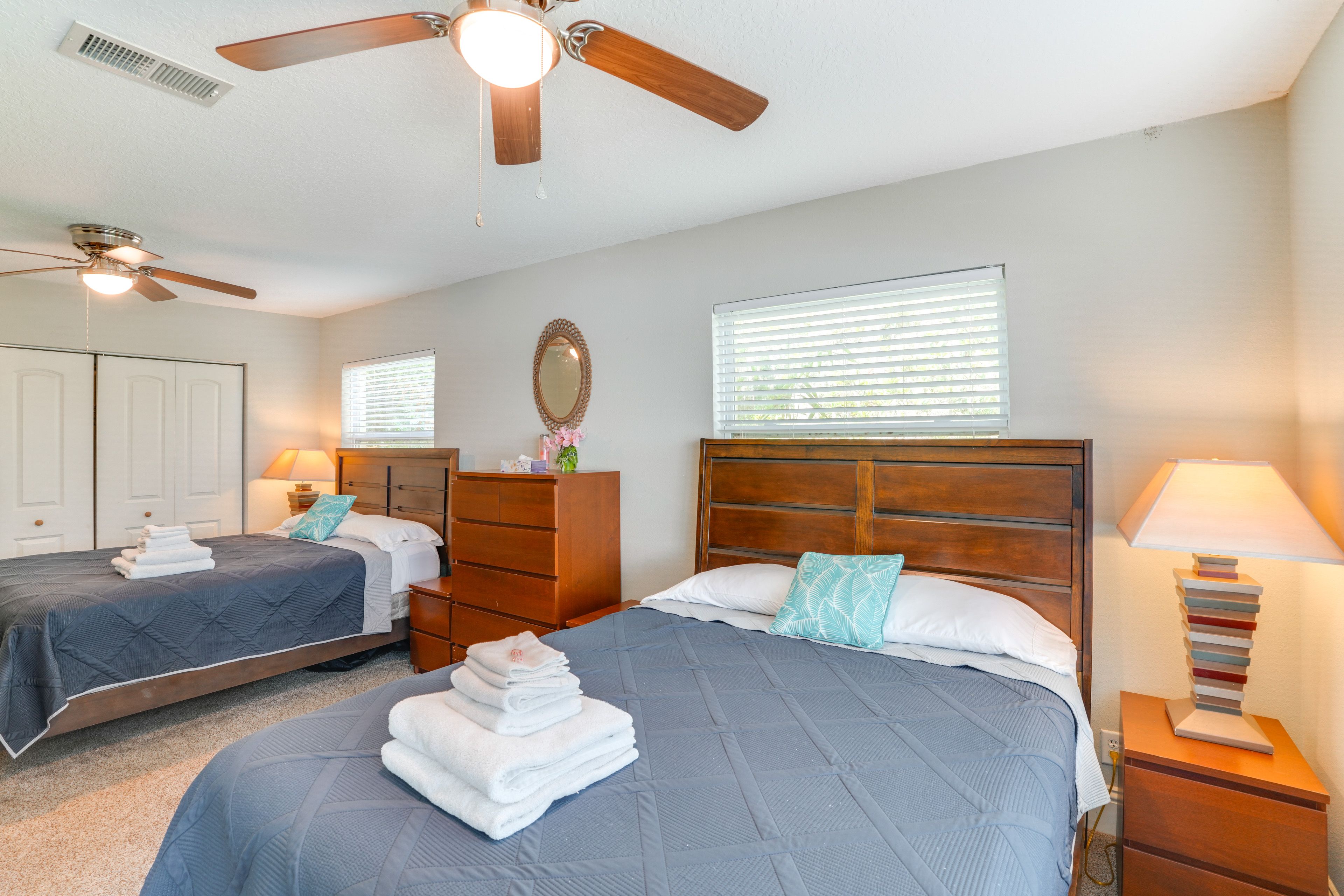 Bedroom 1 | 2 Queen Beds | 1st Floor