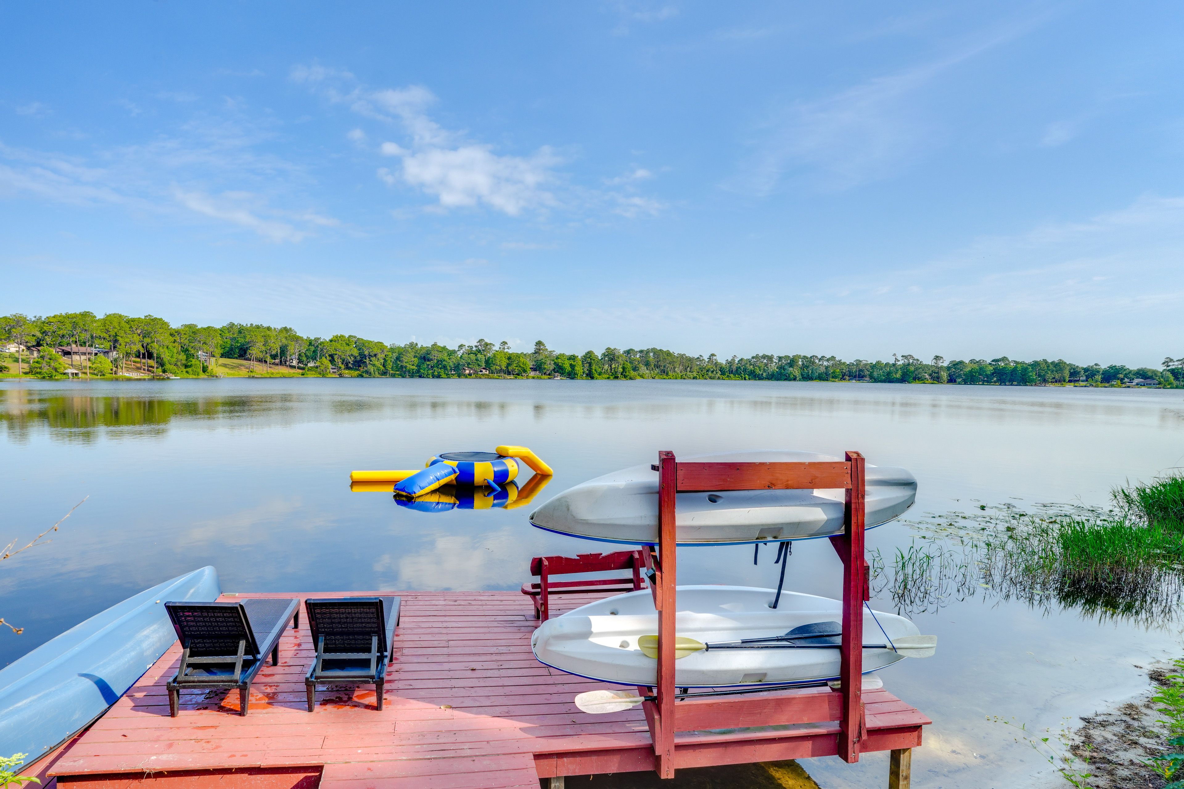 Ocklawaha Vacation Rental | 3BR | 2BA | 2,500 Sq Ft | Step-Free Entry