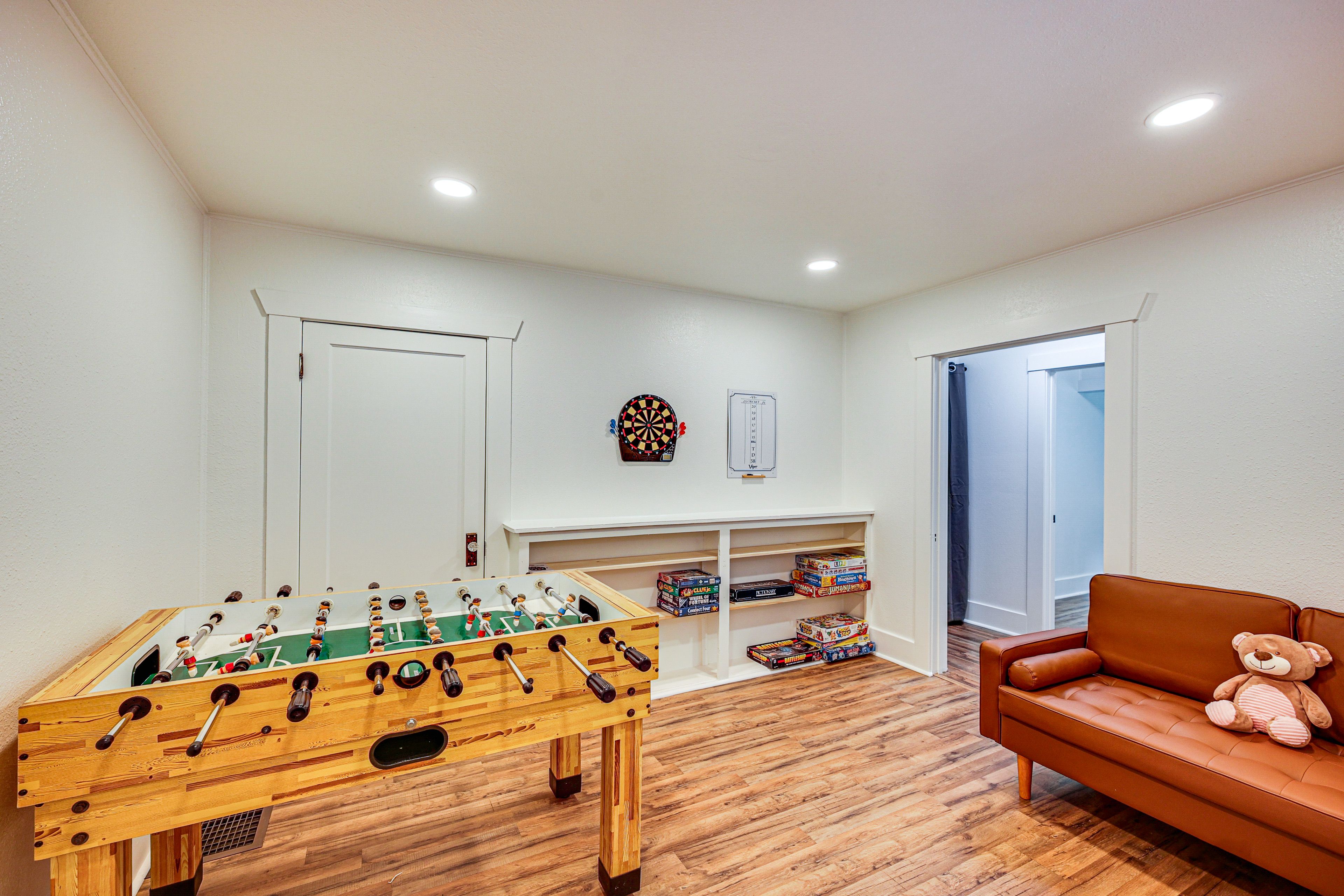 Game Room | Foosball | Darts | Books