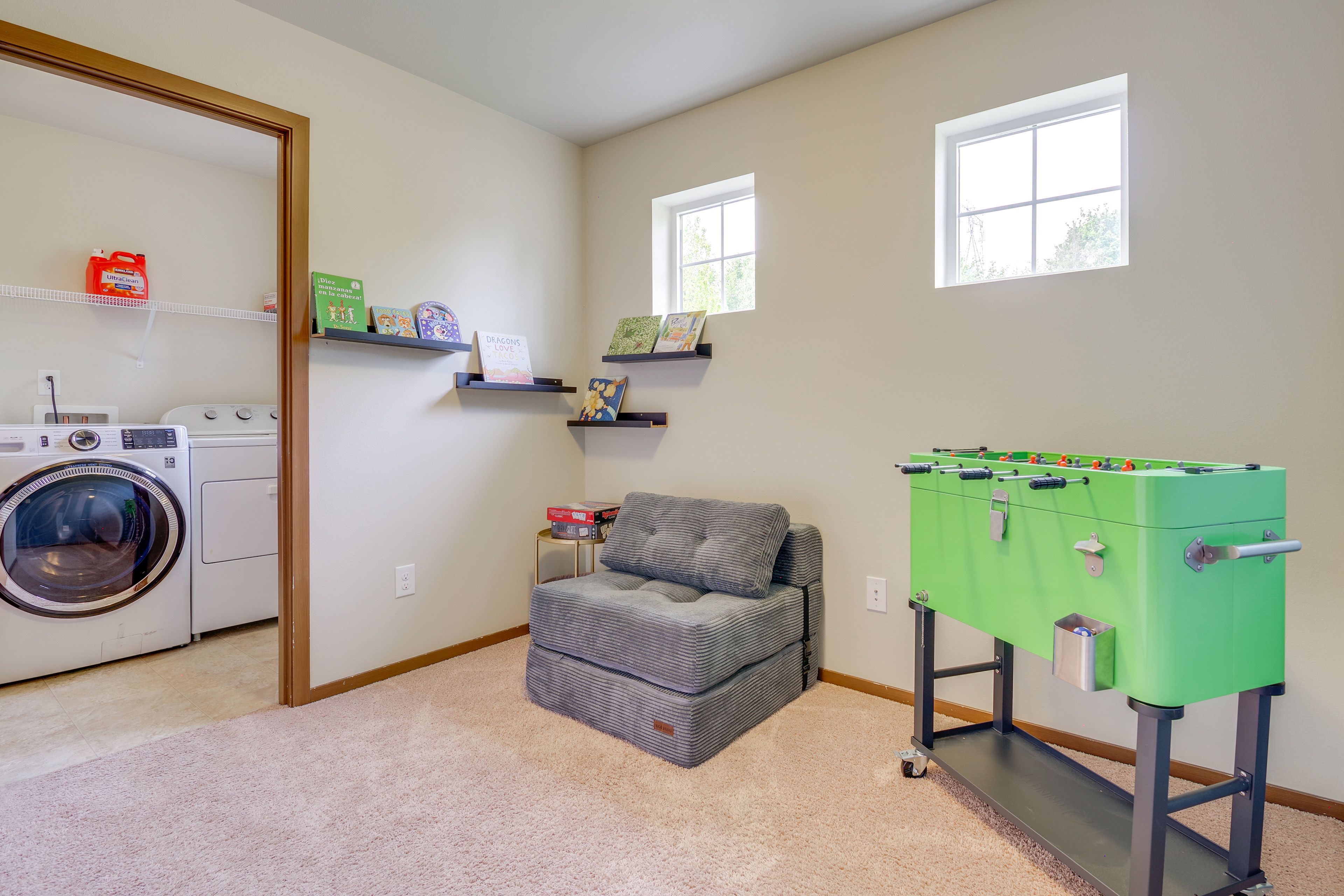 Game Area | 2nd Floor | Children's Books | Board Games | Foosball Table