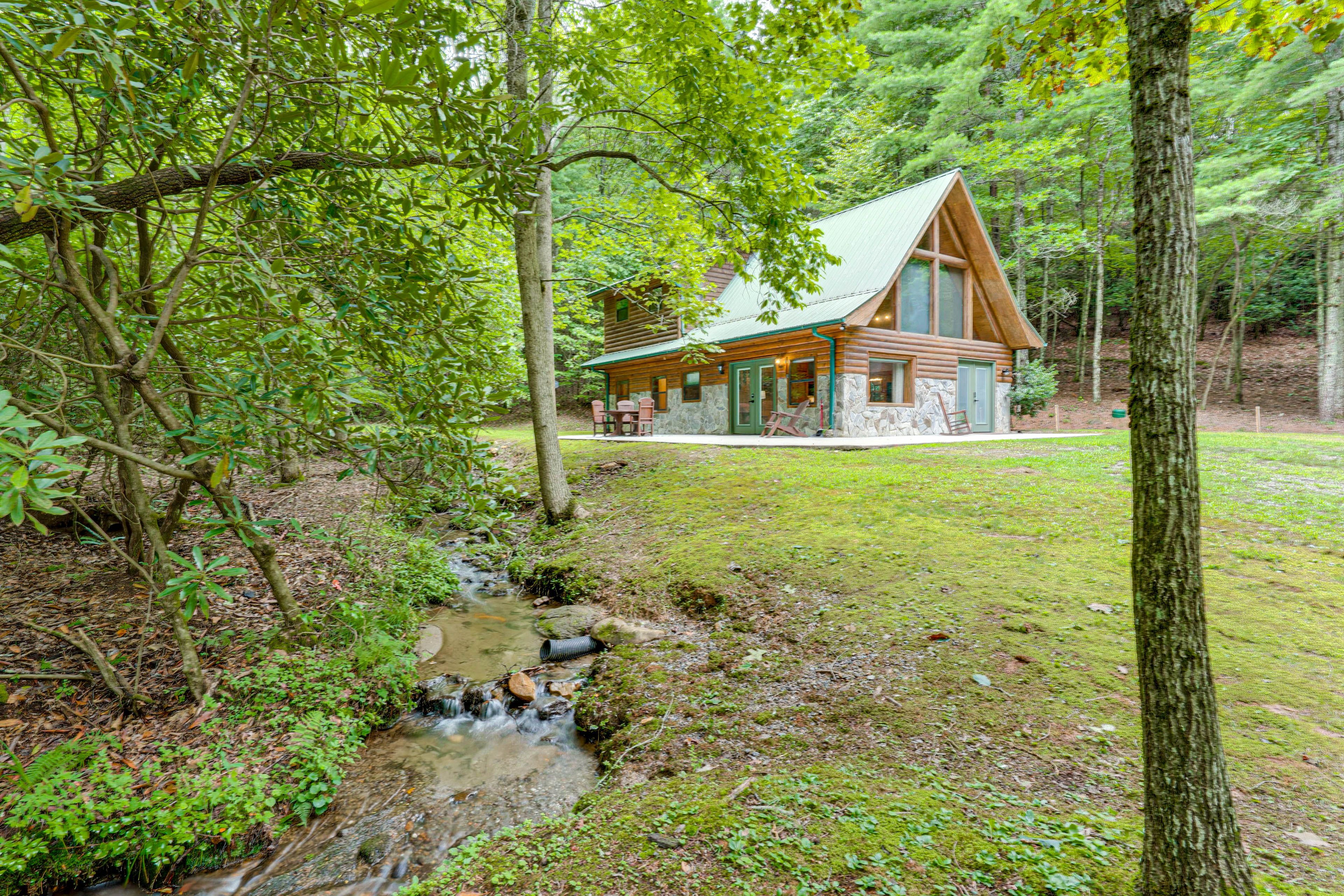 Cabin Exterior | Creek Views & Access