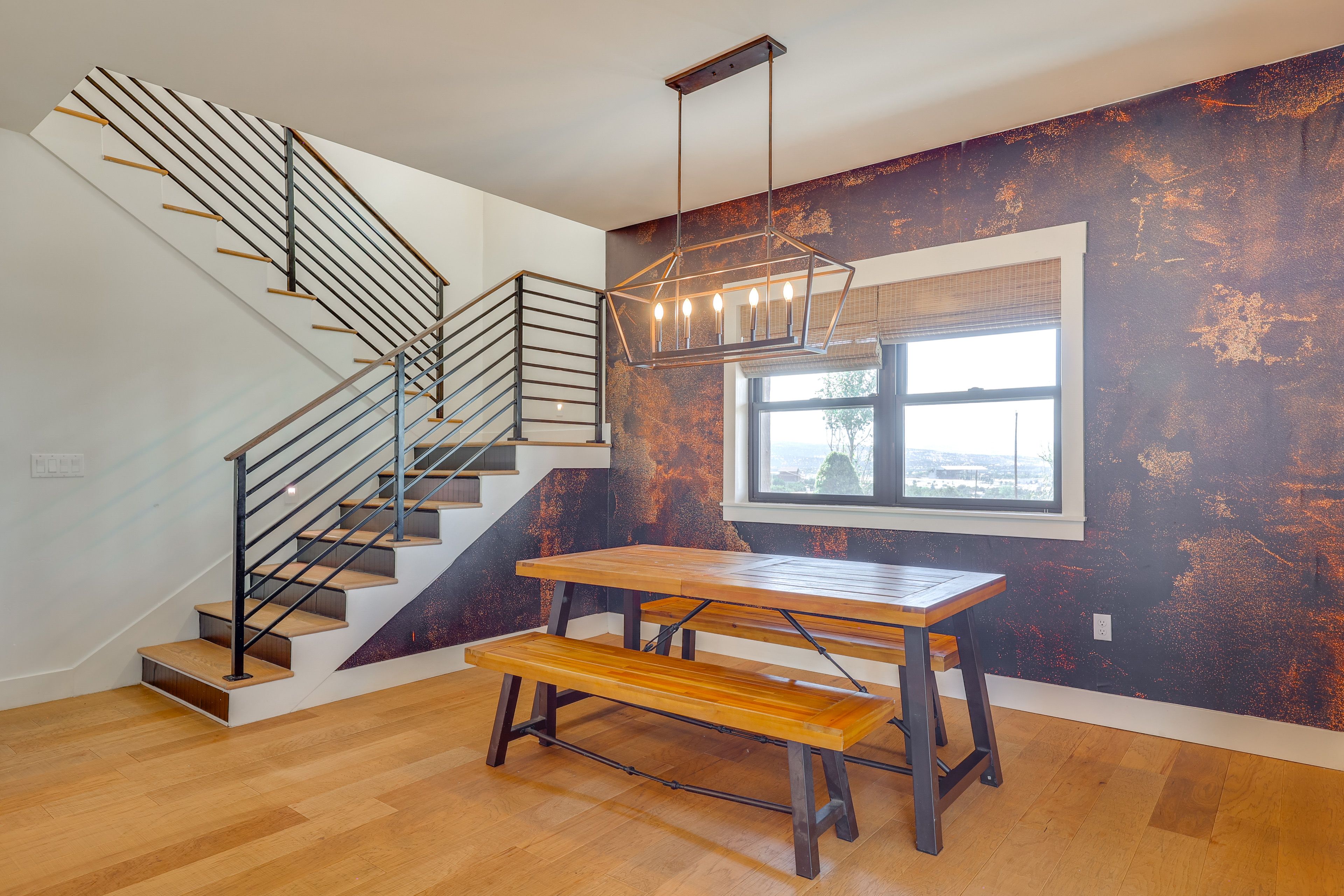 Dining Area | 1st Floor | Mountain Views