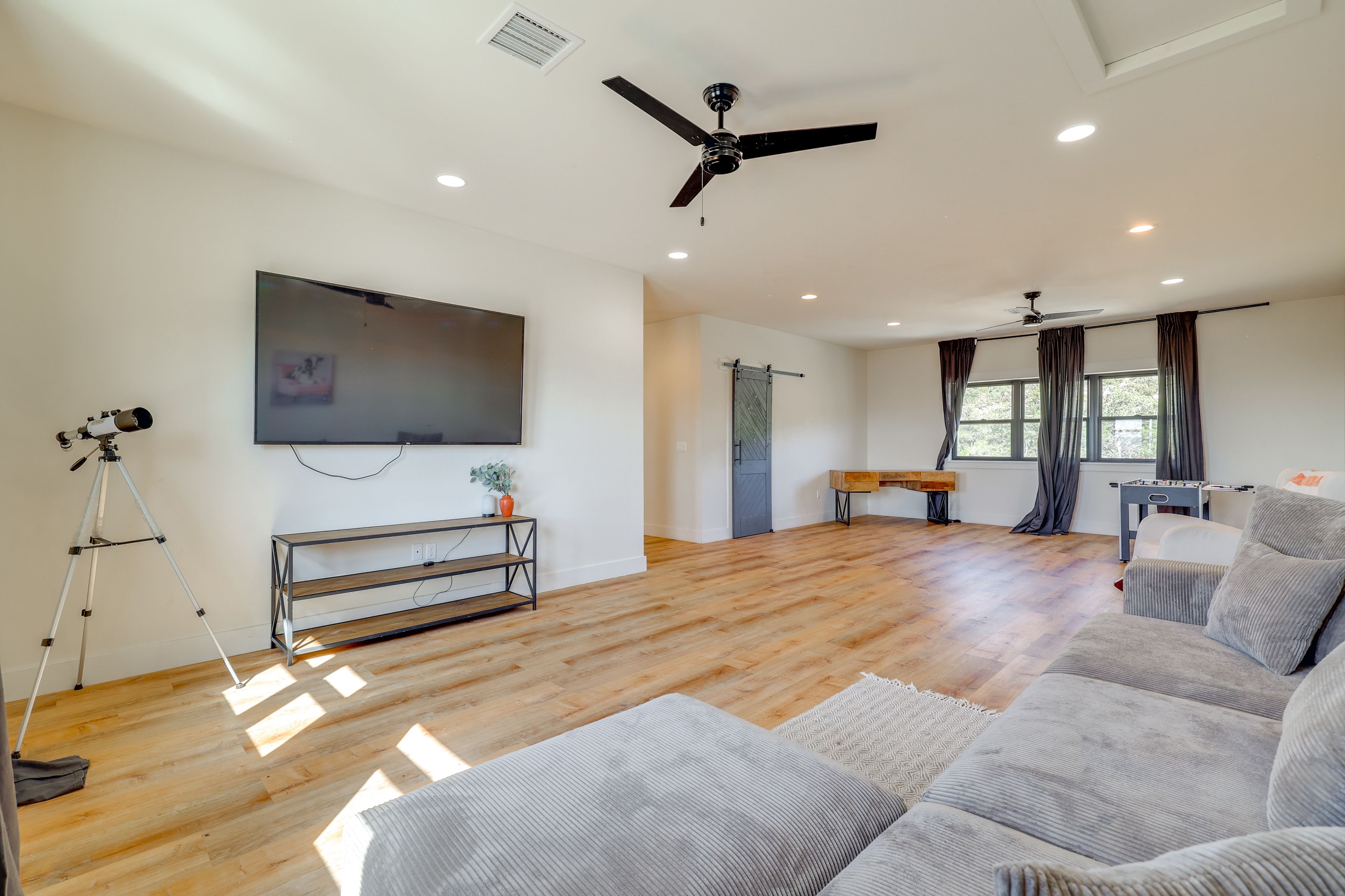 Family Room | 2nd Floor | Foosball Table | Telescope | Desk