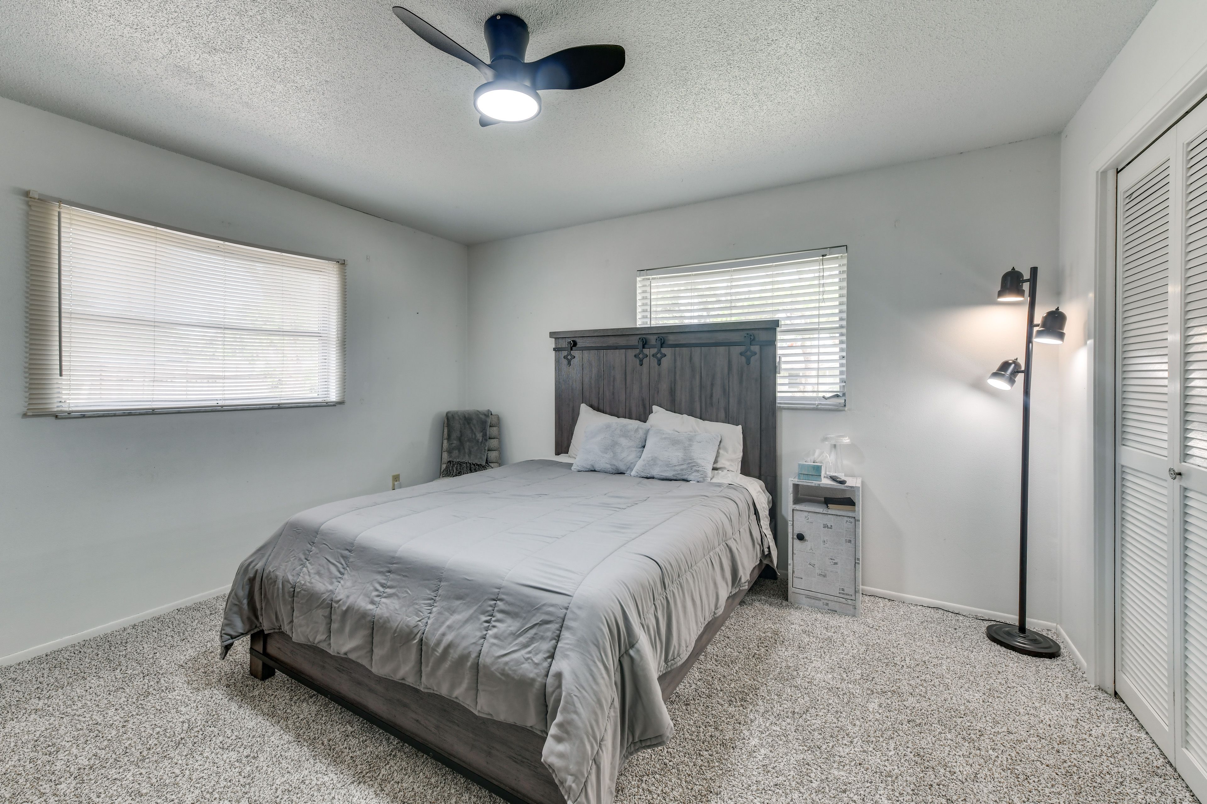 Bedroom 2 | Queen Bed | Ceiling Fans