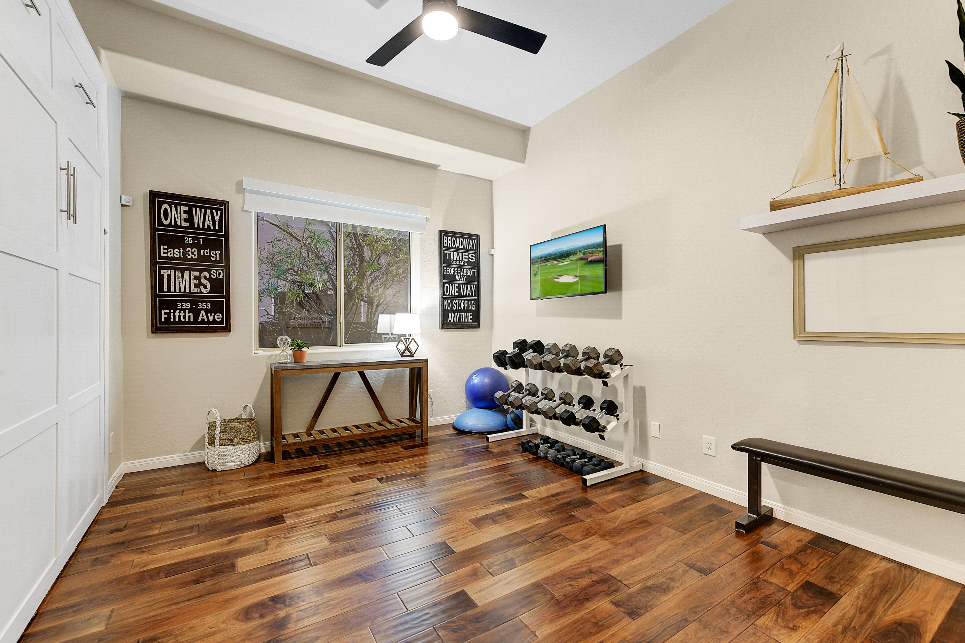 Bedroom 3 (Exercise Room) | Queen Murphy Bed
