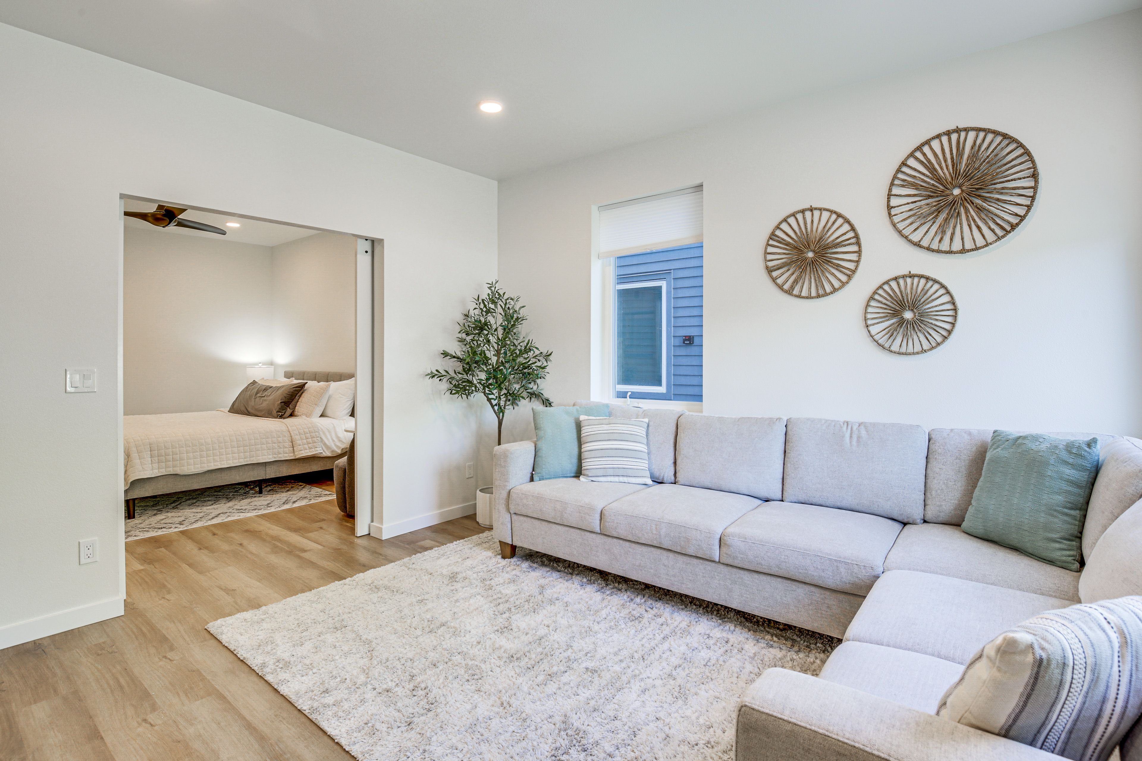 Living Area | Queen Sleeper Sofa | Smart TV | 2nd Floor