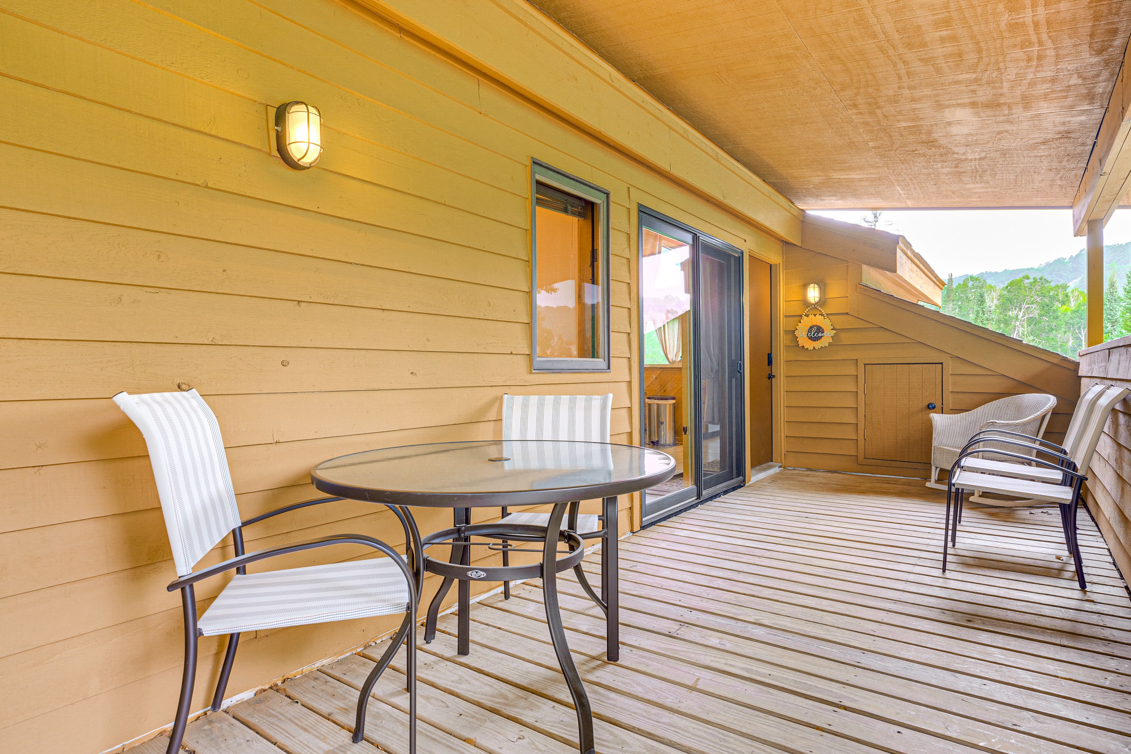 Private Balconies w/ Dining Tables