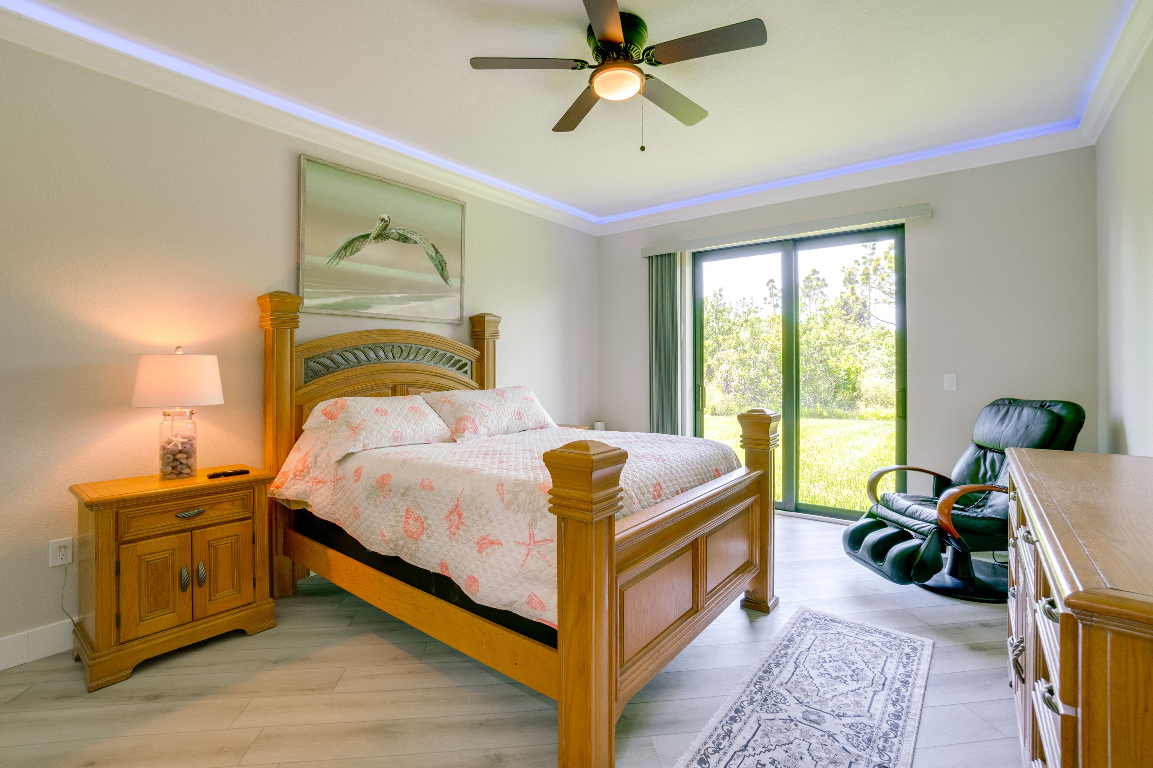 Bedroom 1 | Queen Bed | Linens Provided | Walk-In Closet