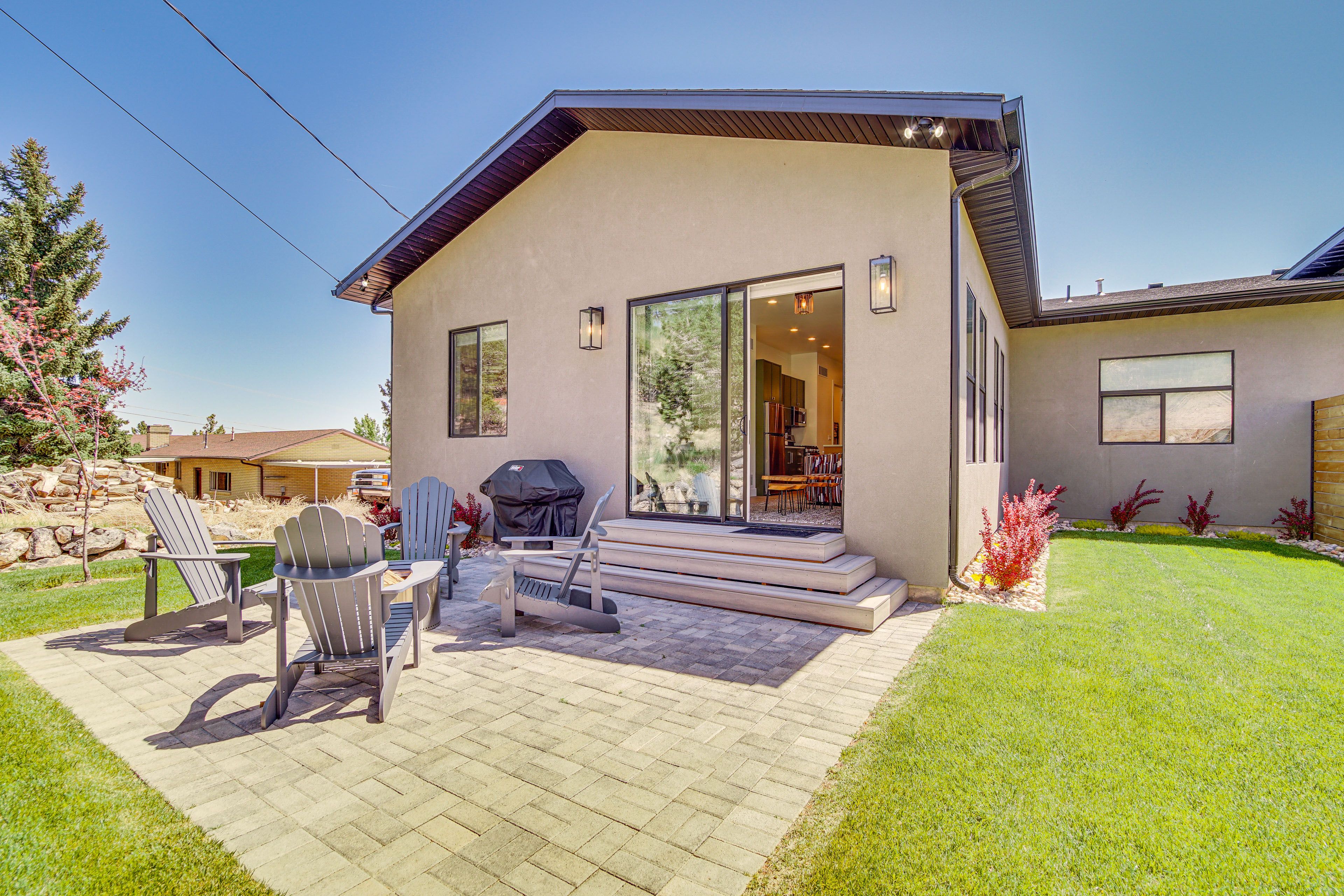 Backyard | Patio w/ Fire Pit | Gas Grill