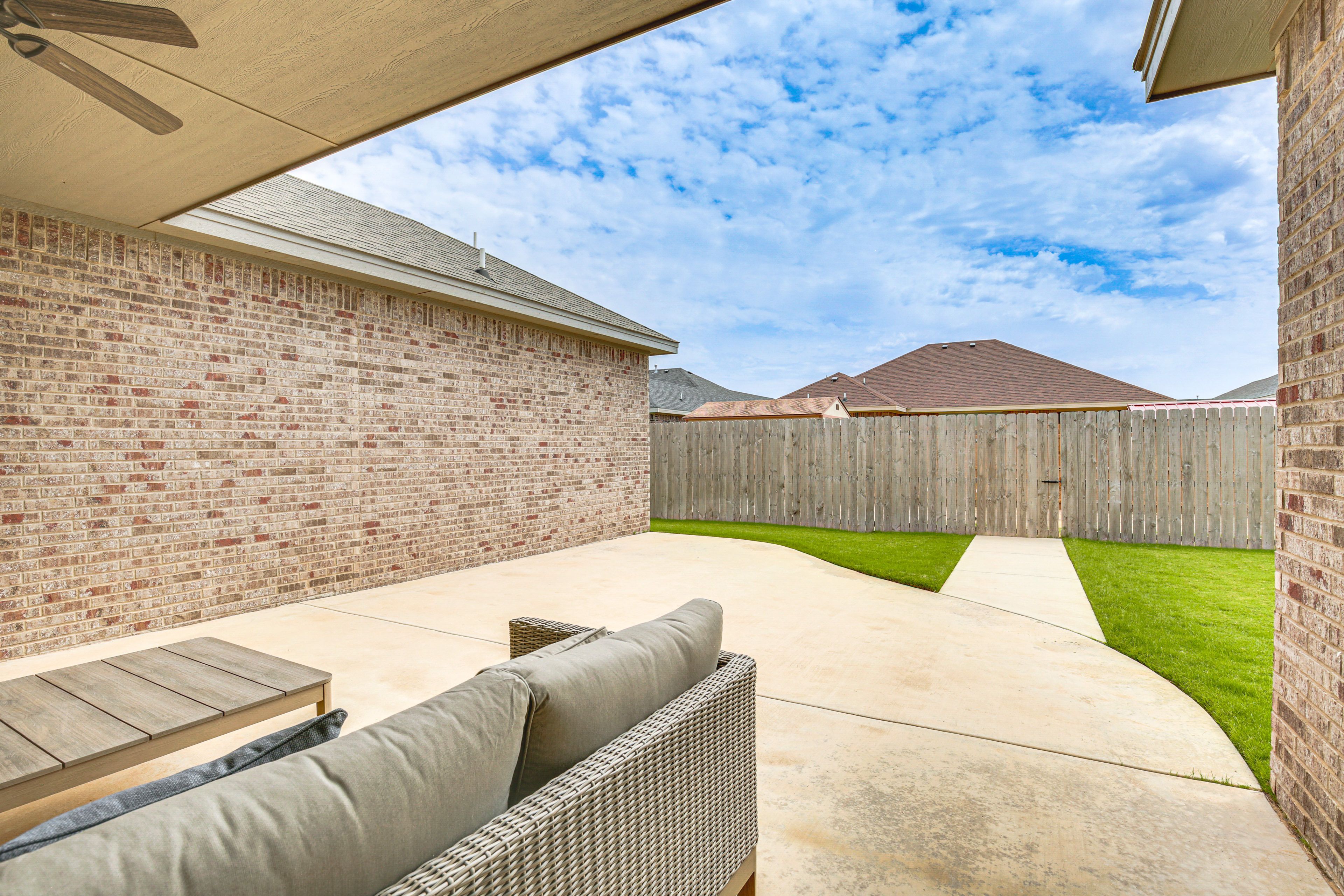 Private Patio | Fenced Yard