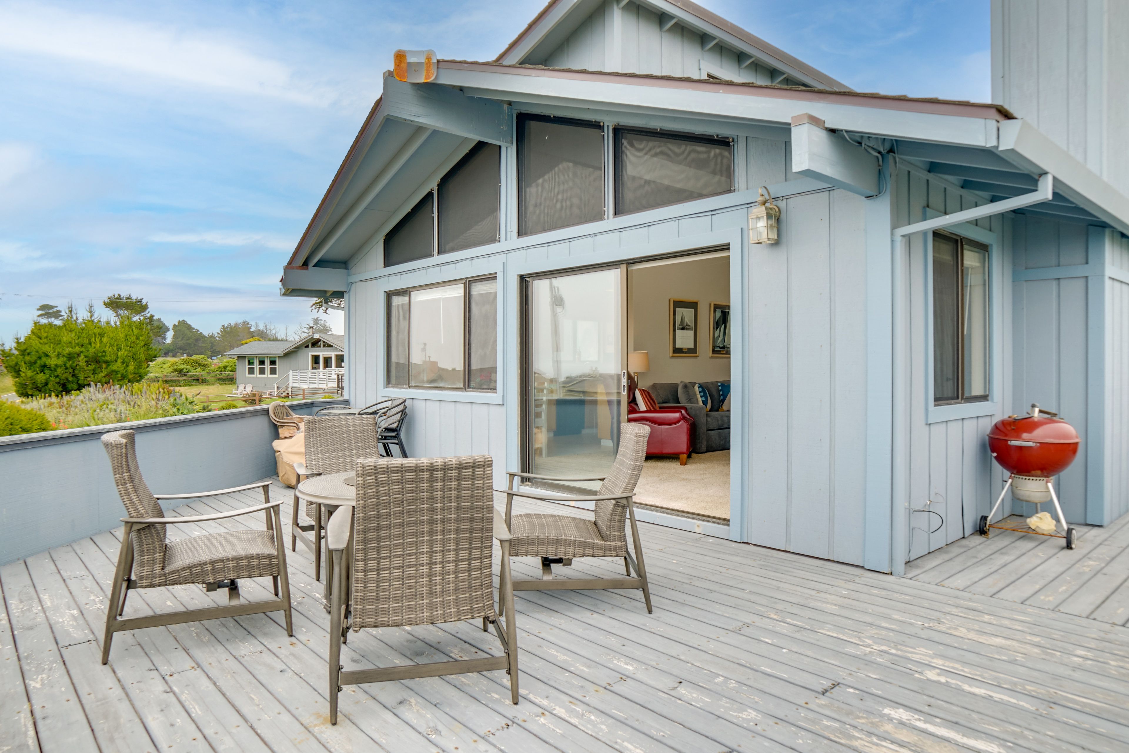 Deck | Charcoal Grill | Private Hot Tub | Gas Fire Pit