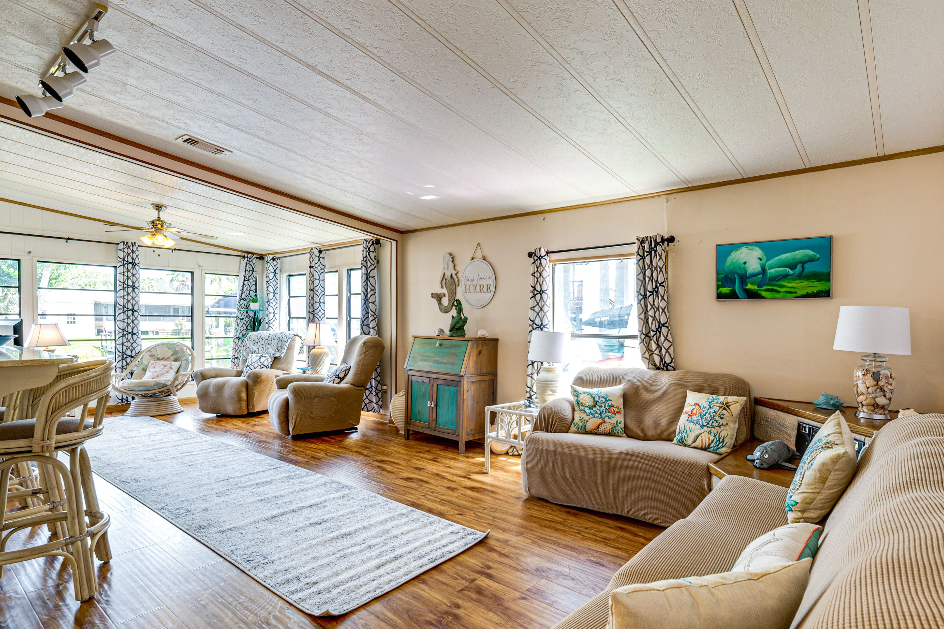 Living Area | Queen Sleeper Sofa | TV | Board Games