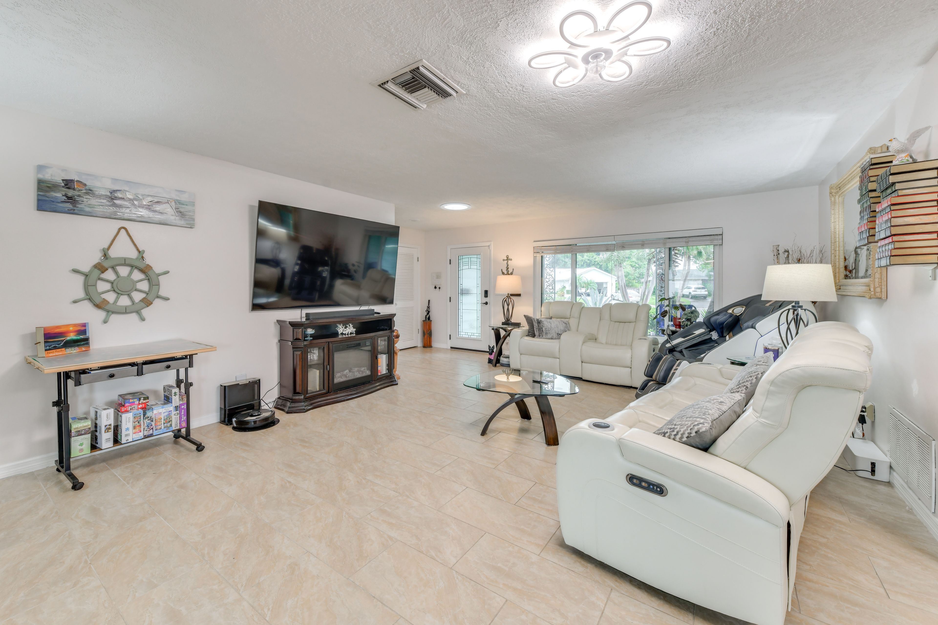 Property Interior | Single-Story Home | Free WiFi | Central A/C & Heating