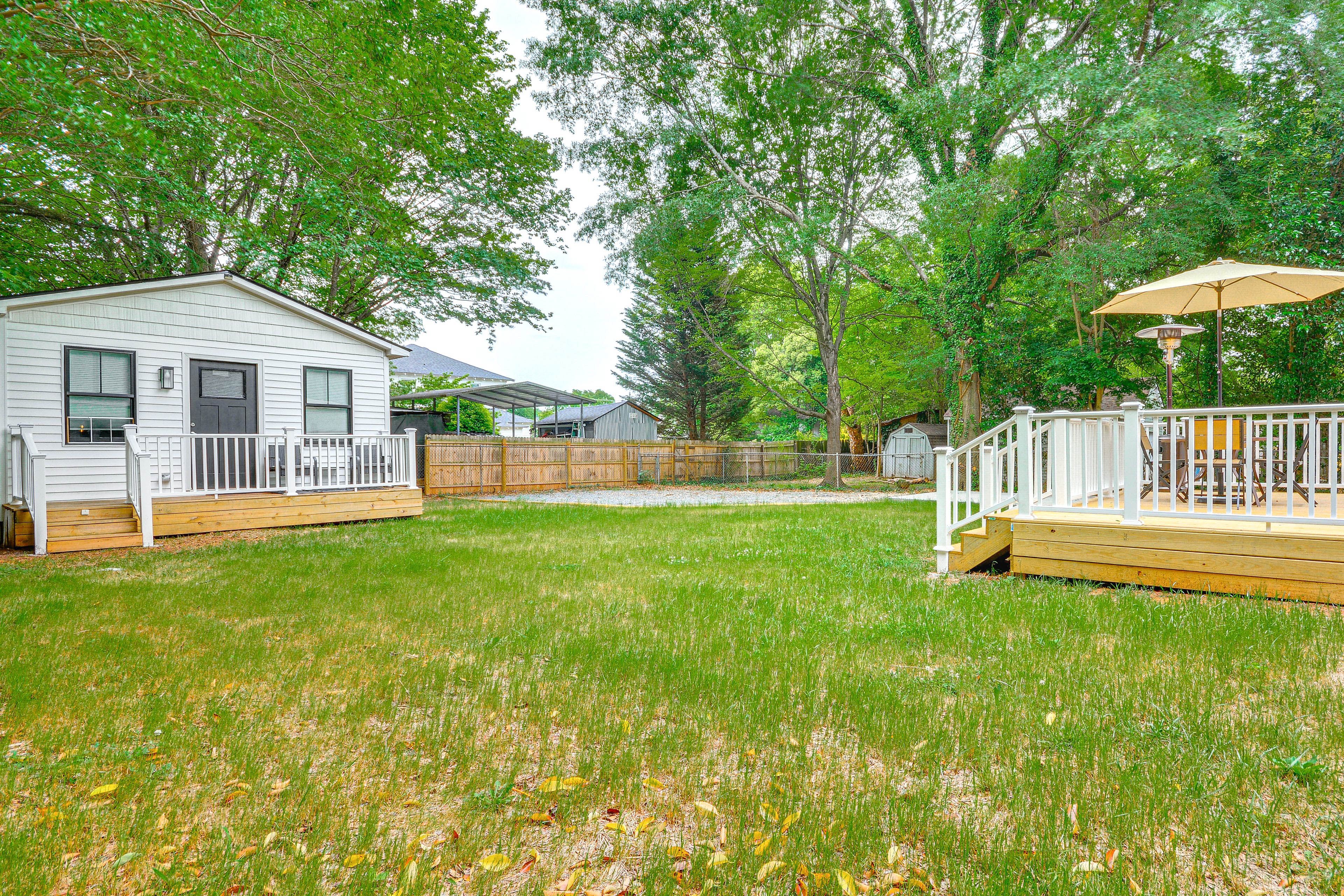 Fenced Backyard