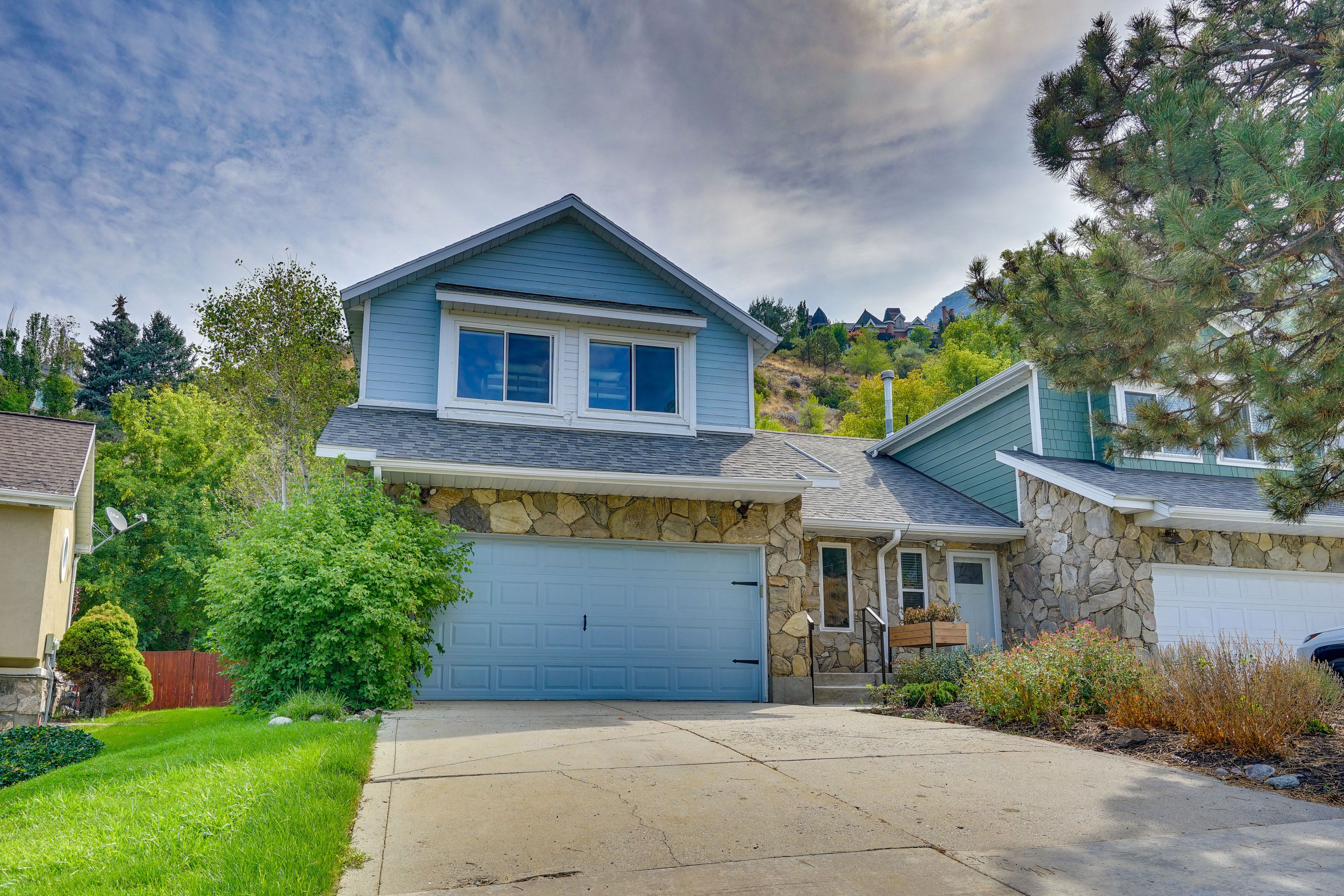Property Exterior | 3-Story Home | Mountain Views