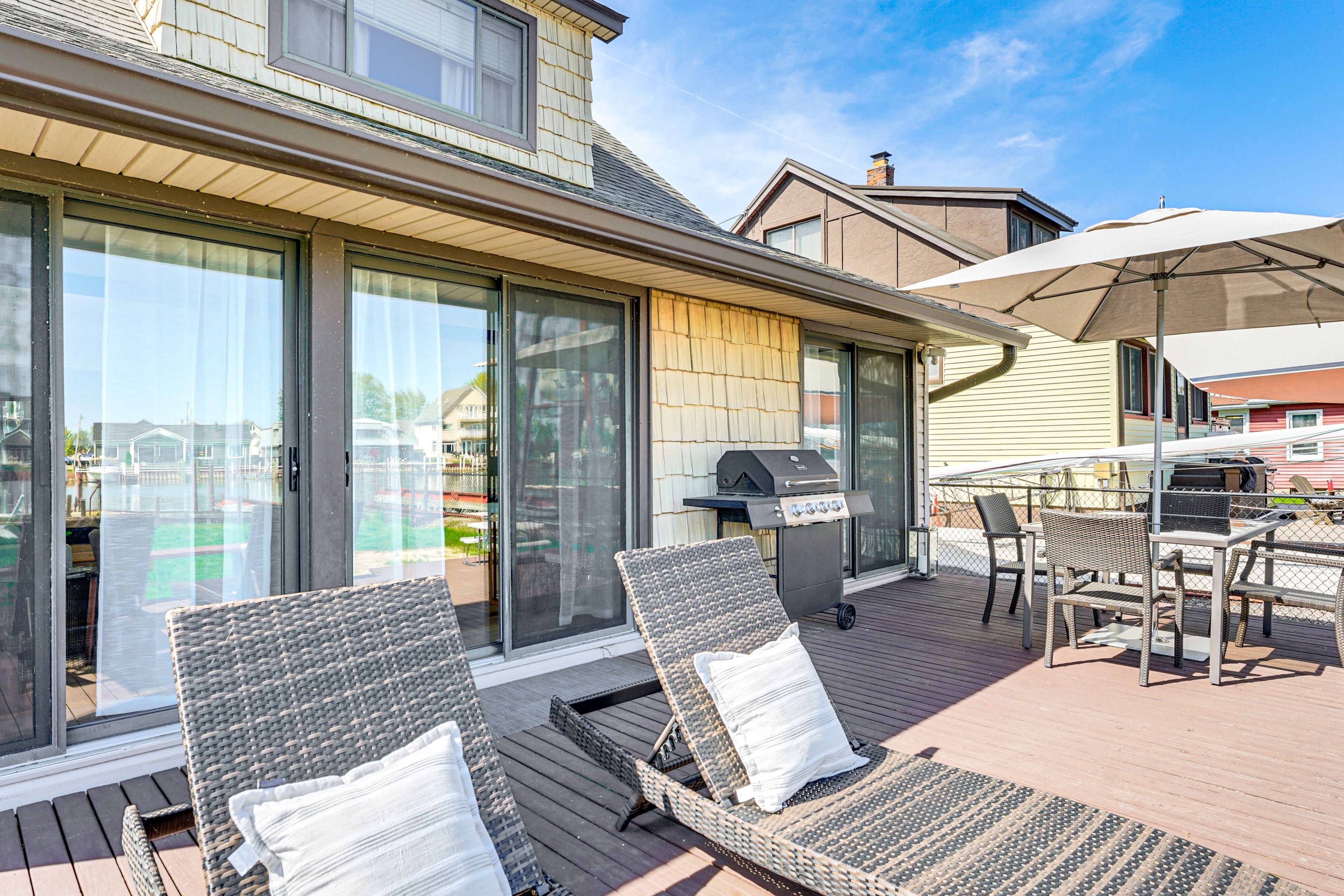 Private Deck | Gas Grill | Lounge Seating