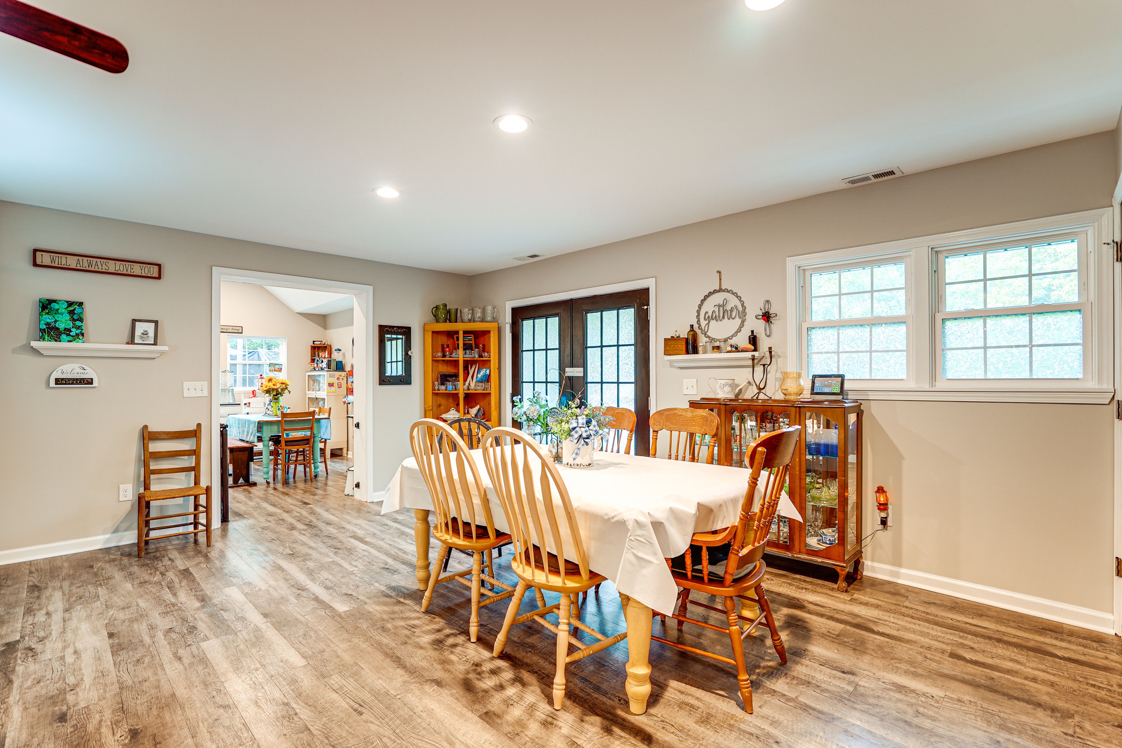 Dining Area | 1st Floor | Dishware + Flatware Provided